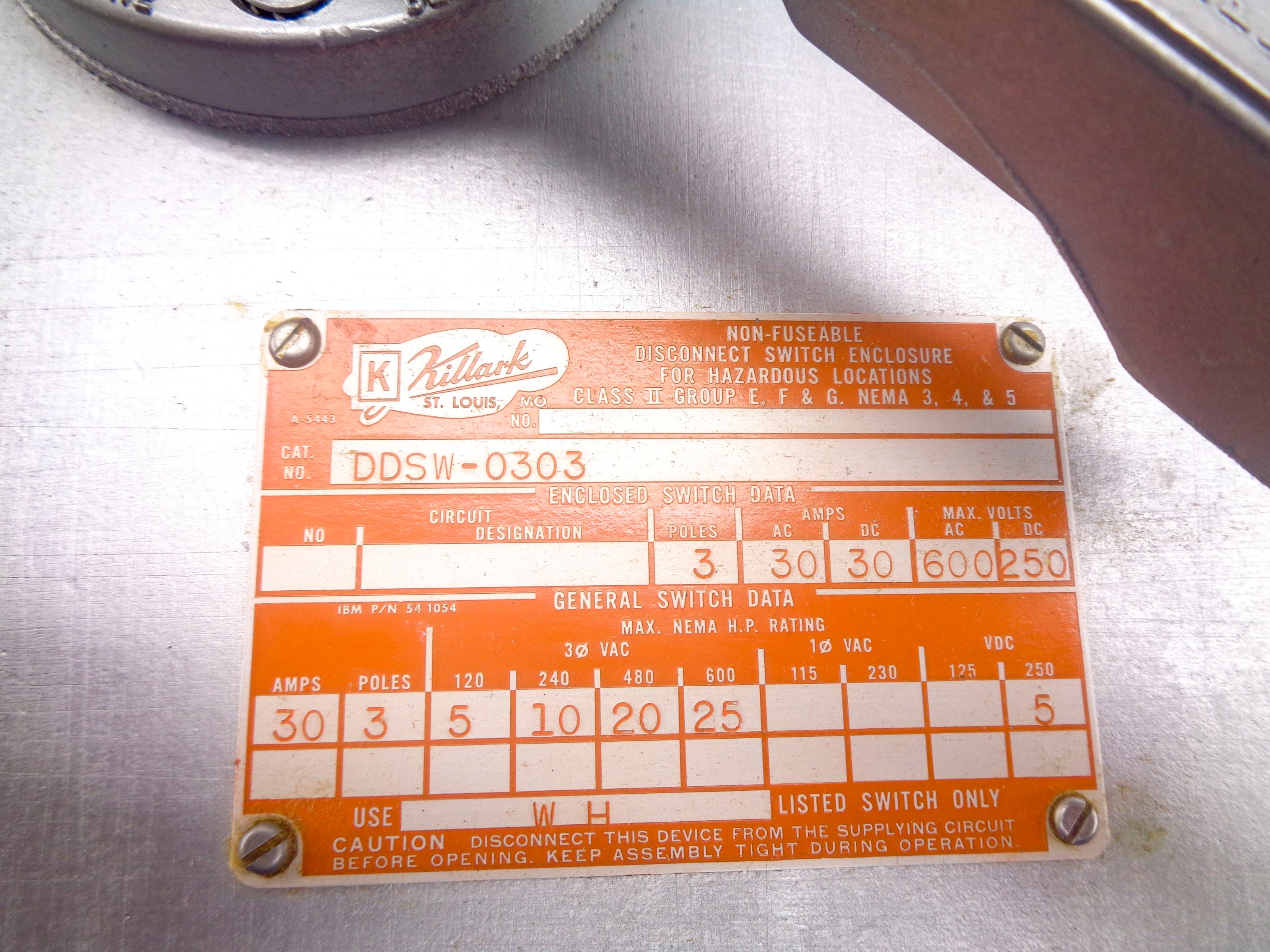 KILLARK DDSW-0303 NSNP