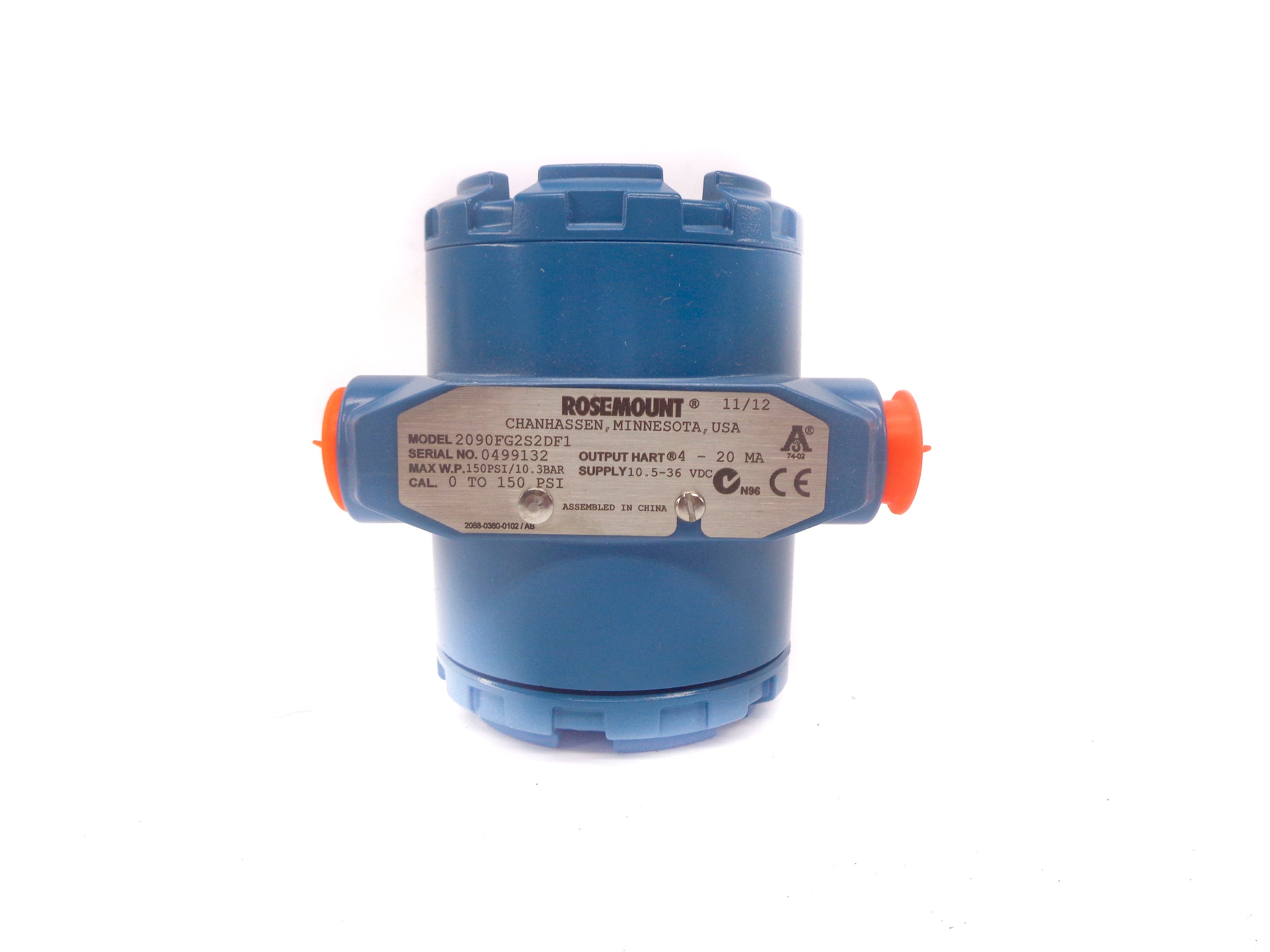 ROSEMOUNT 2090FG2S2DF1 150PSI NSNP