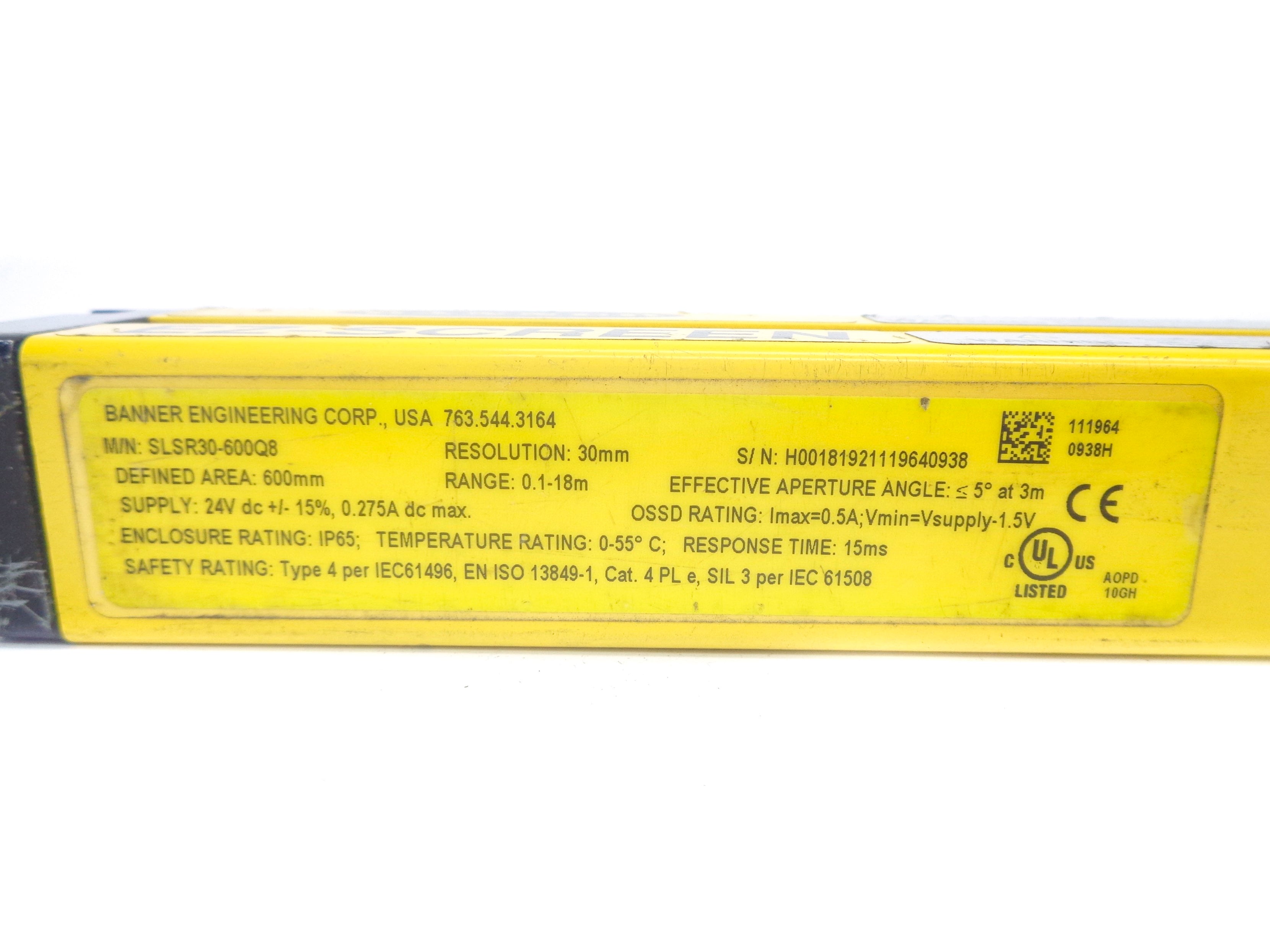 BANNER ENGINEERING SLSR30-600Q8 71251 NSNP