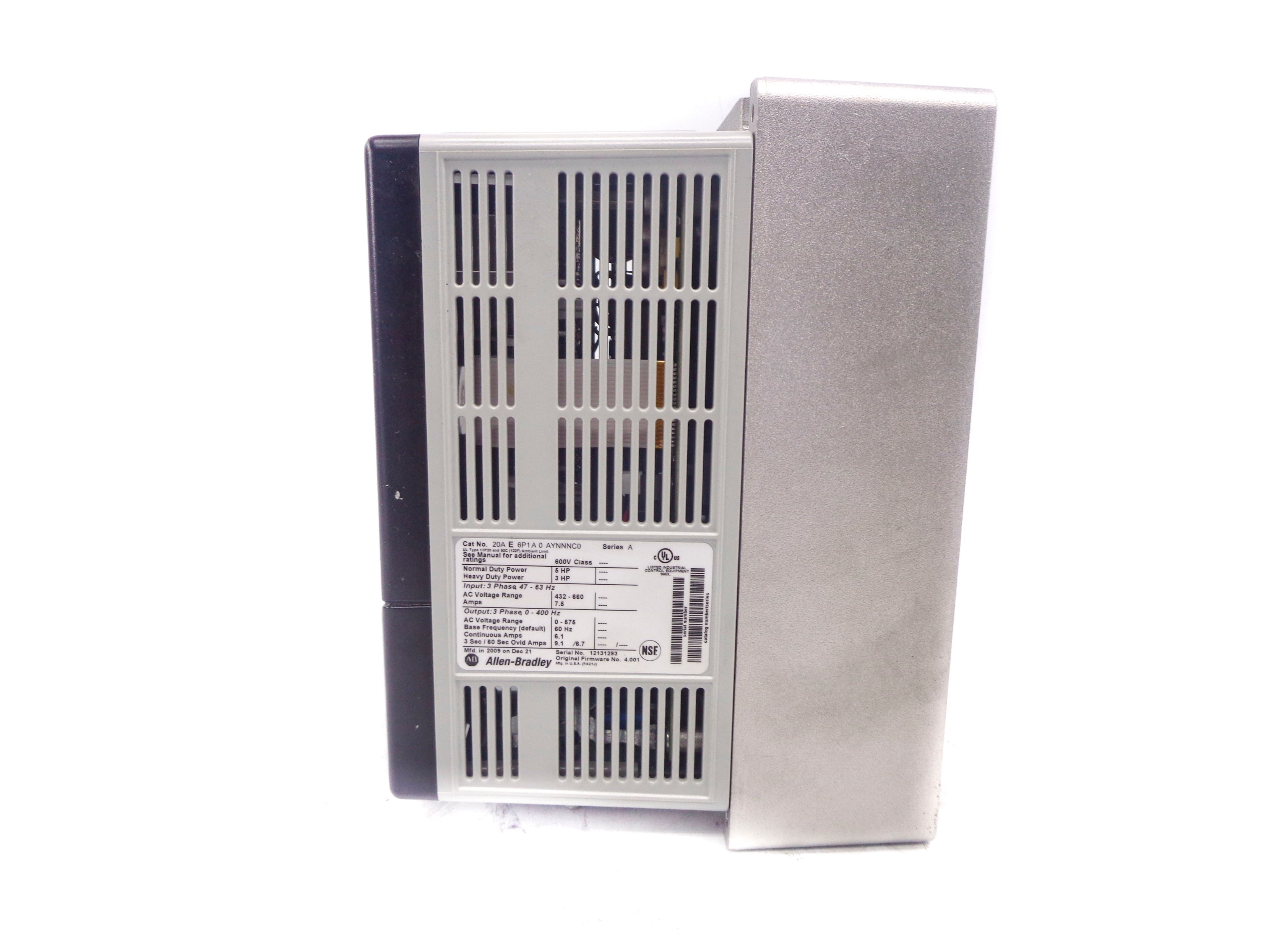 INDUSTRIAL SPARE PART 20AE6P1A0AYNNNC0 SER. A F/W 4.001 UNMP