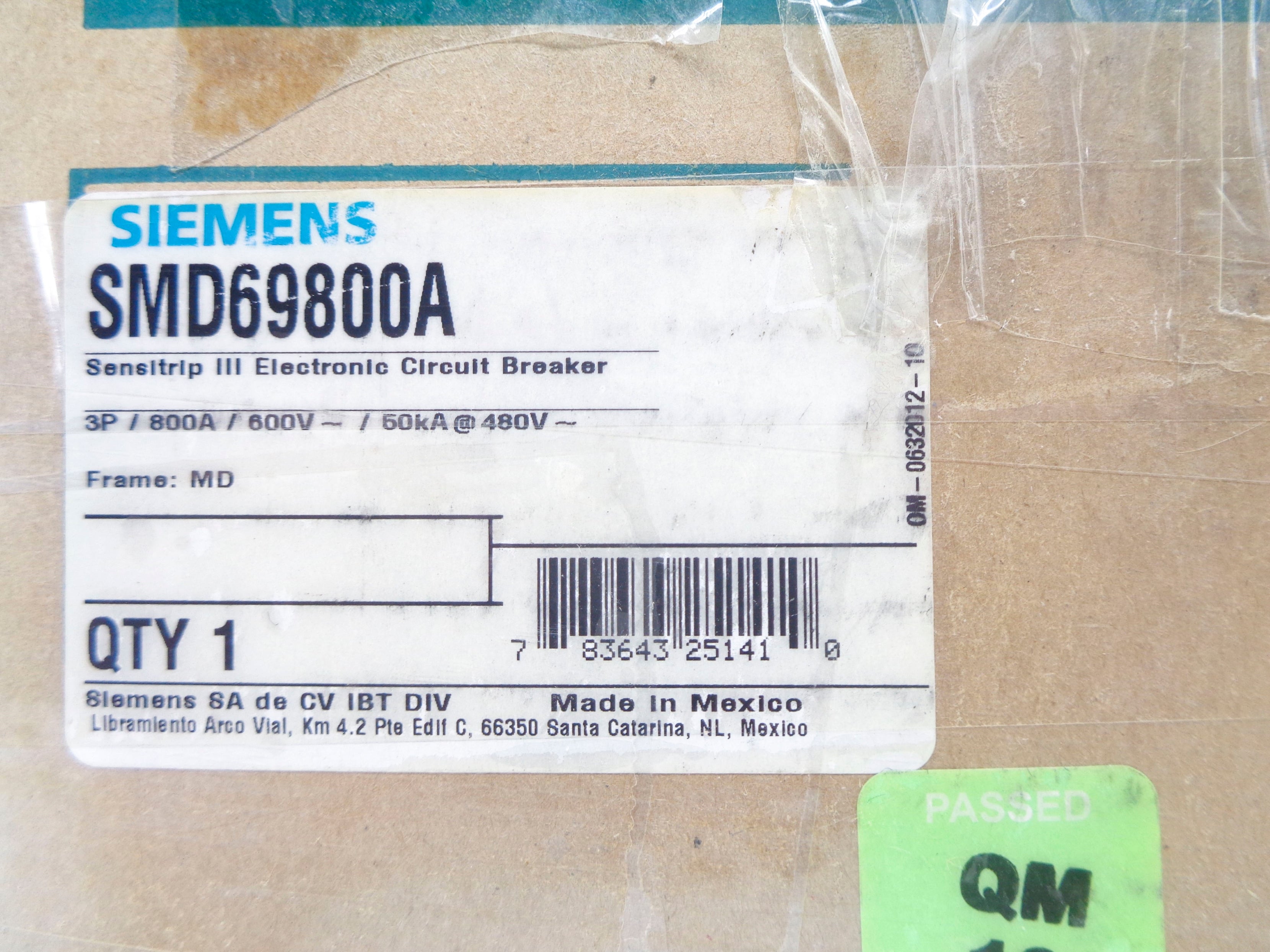 SIEMENS SMD69800A 800A 600V NSMP