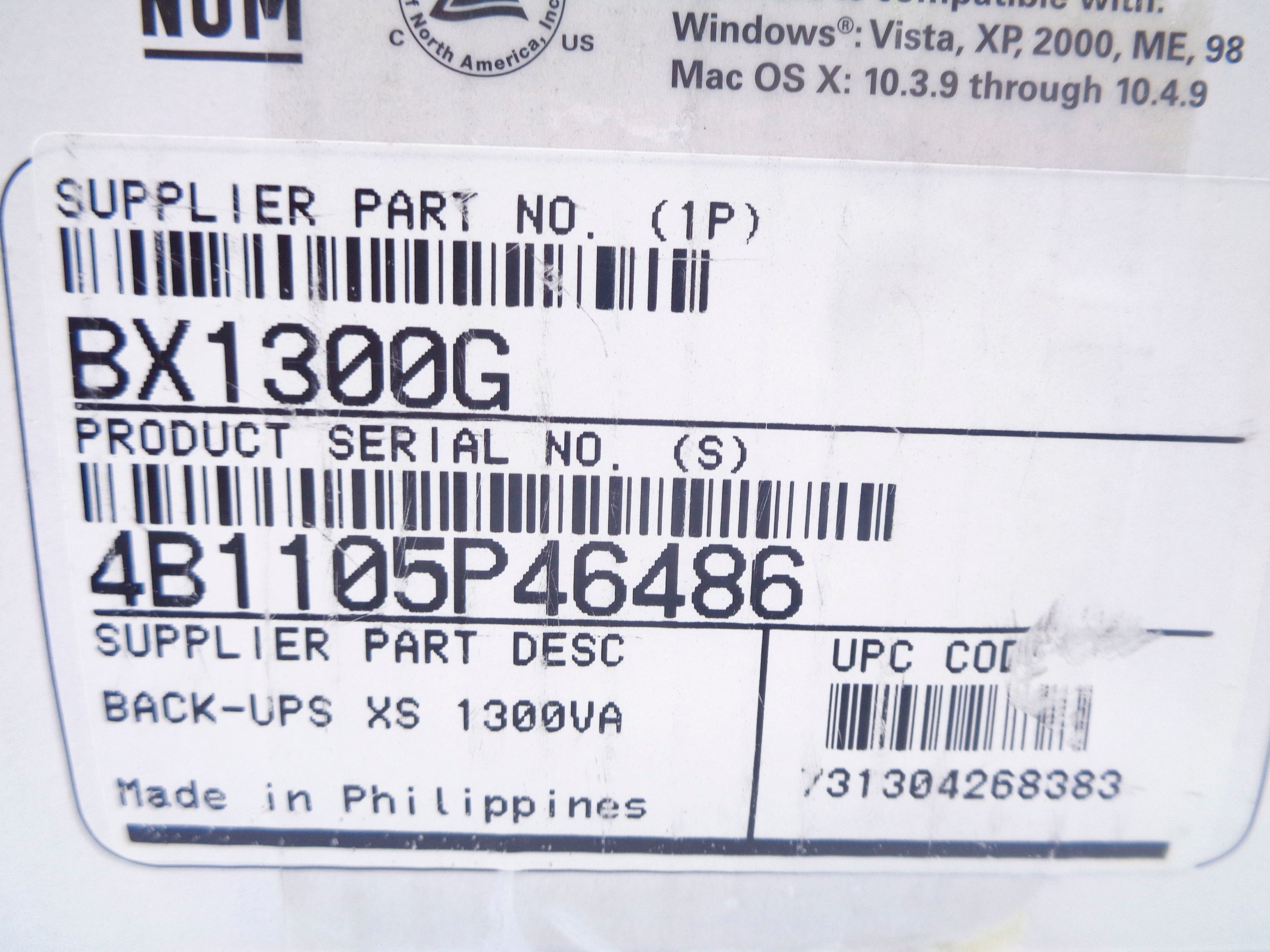 APC BX3100G NSMP