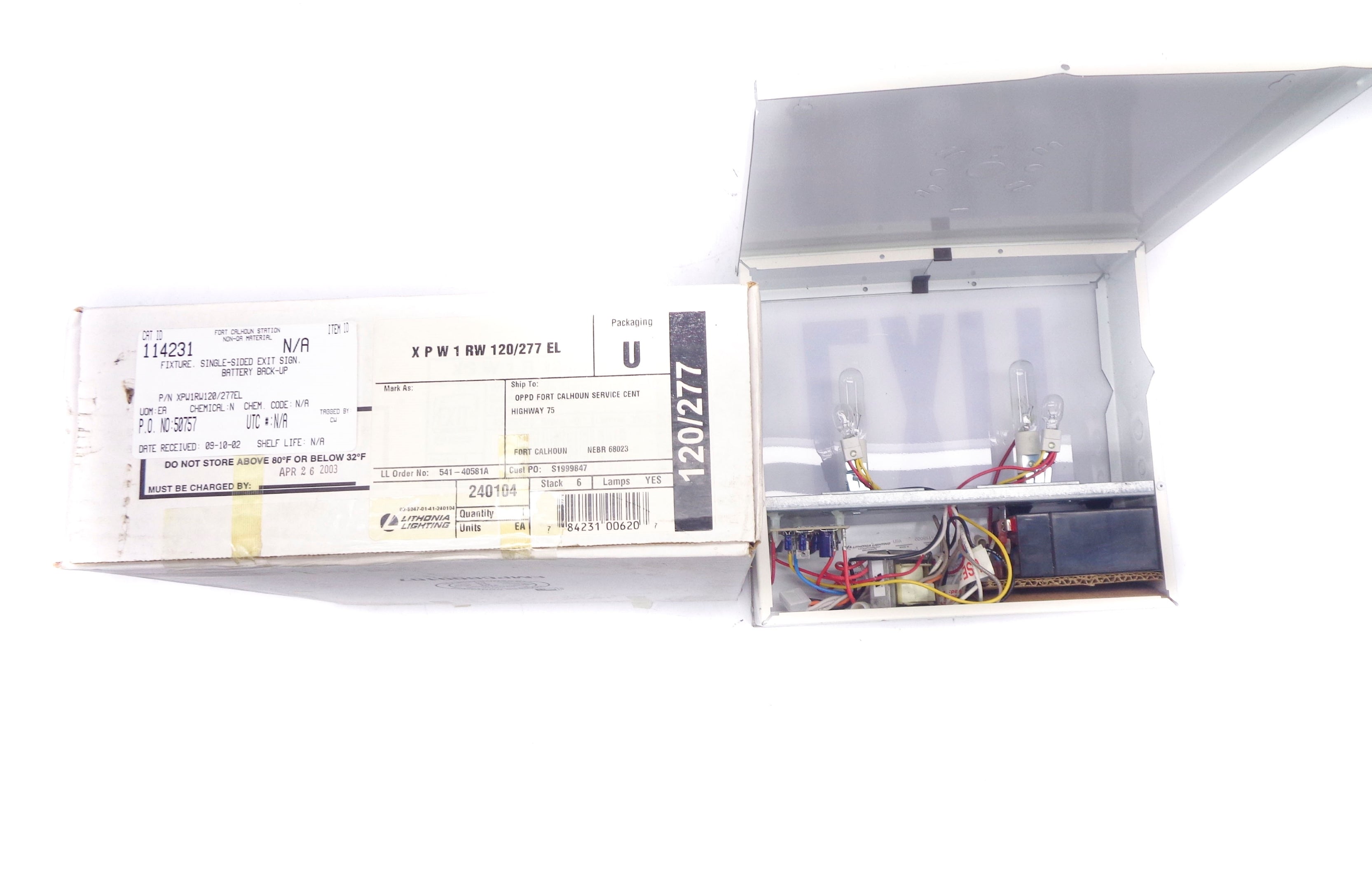 LITHONIA XPW1RW120/277EL NSMP