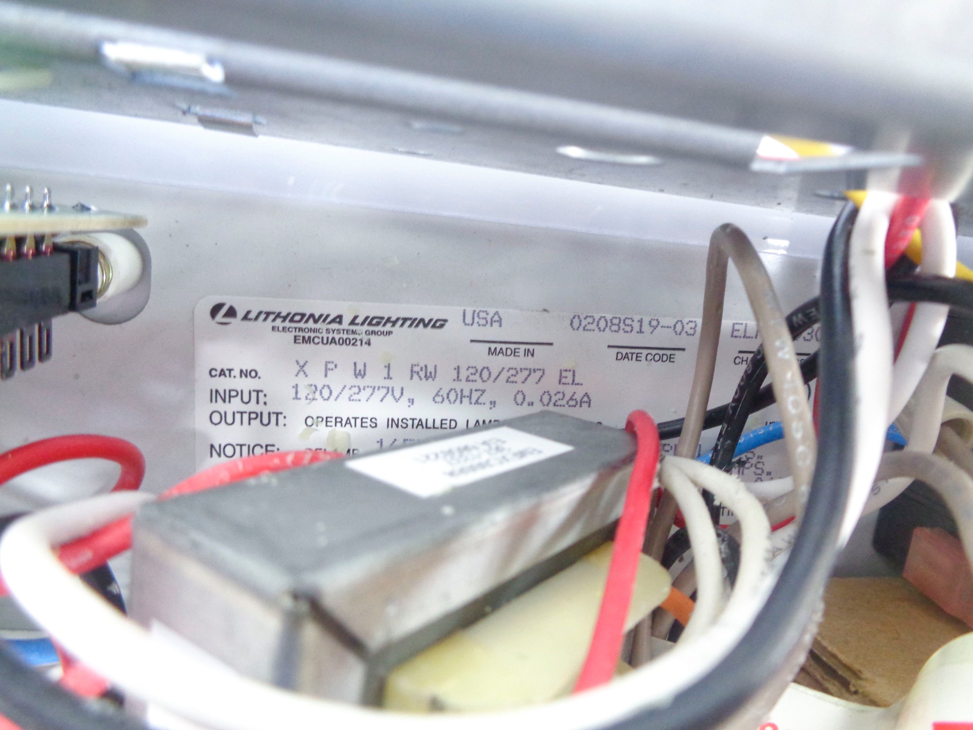 LITHONIA XPW1RW120/277EL NSMP