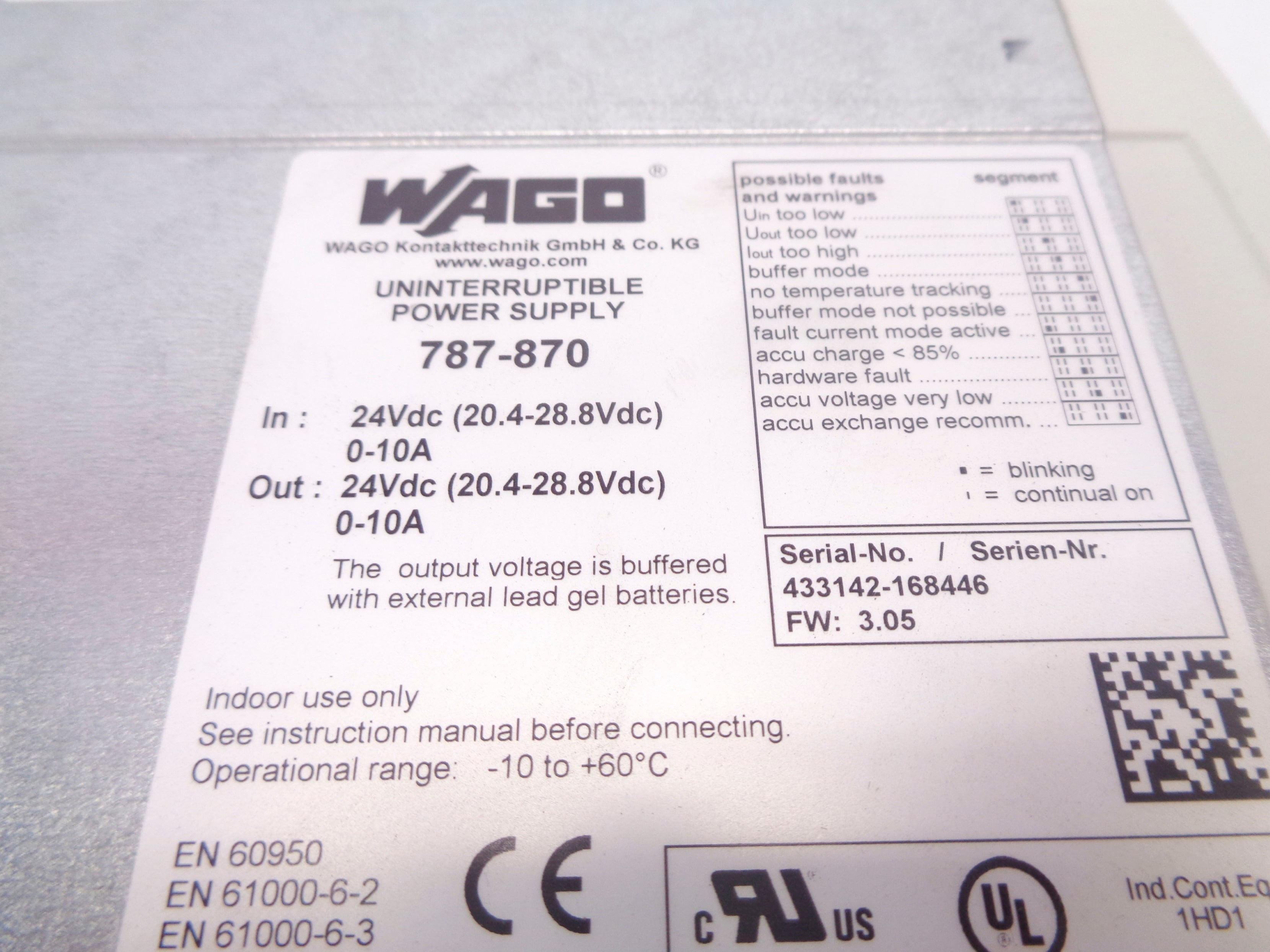 WAGO 787-870 NSNP