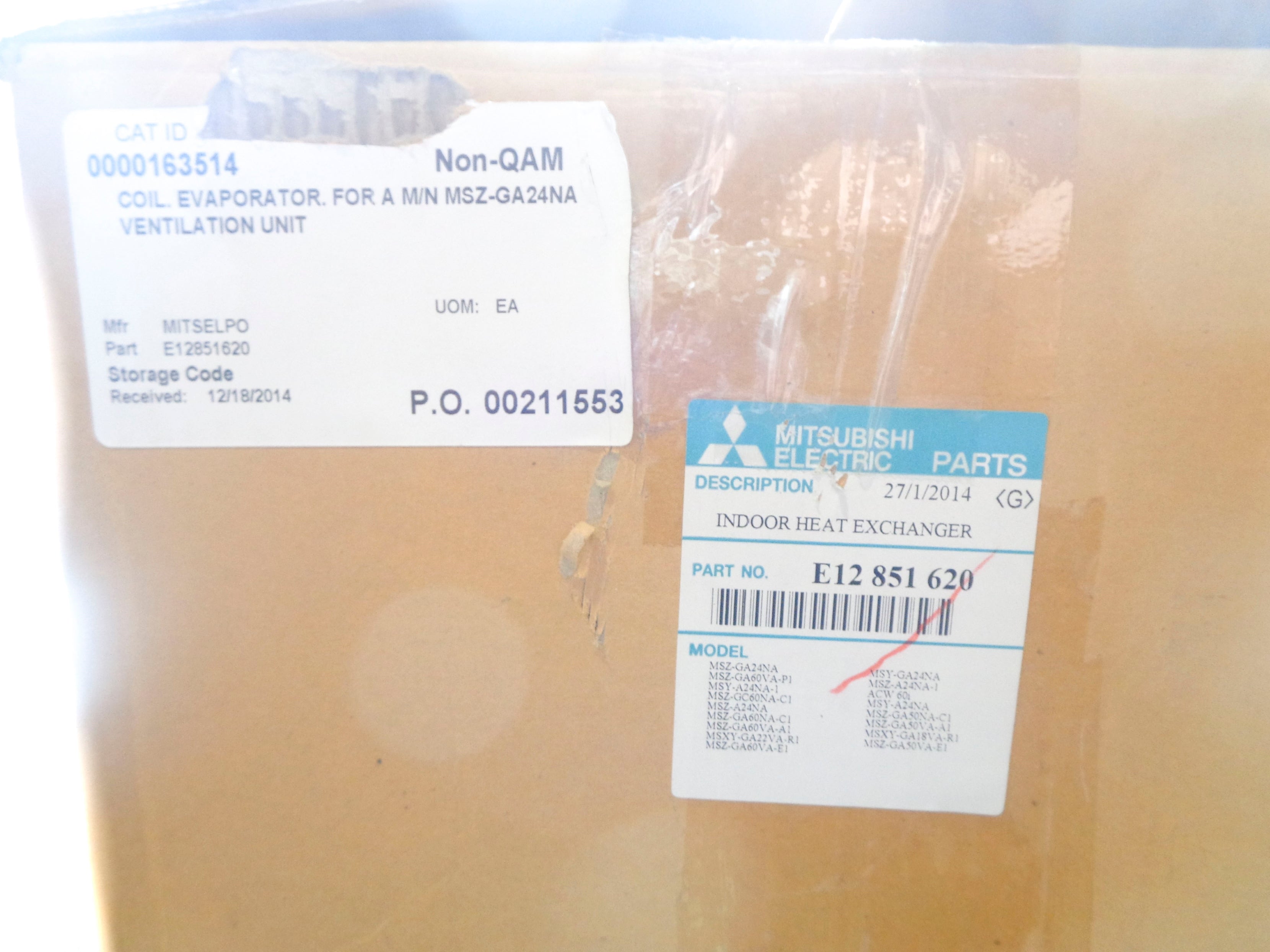 MITSUBISHI ELECTRIC E12851620 NSMP