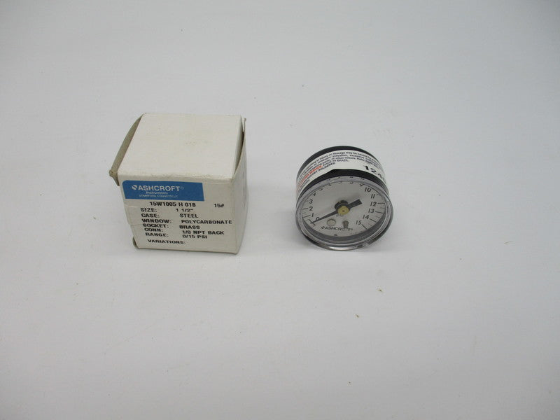 ASHCROFT 15W1005H01B NSMP