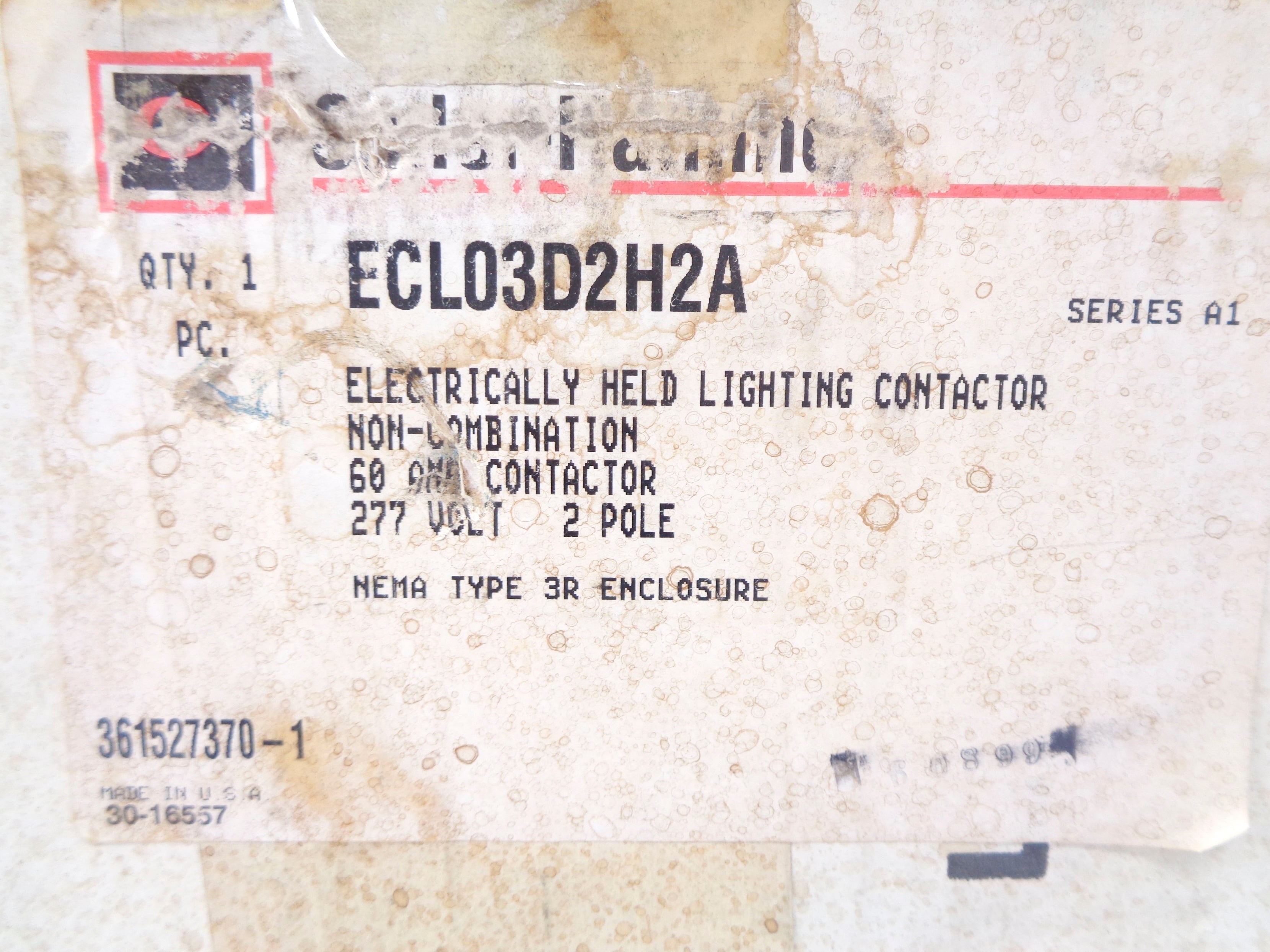 CUTLER HAMMER ECL03D2H2A SER. A1 277V NSMP