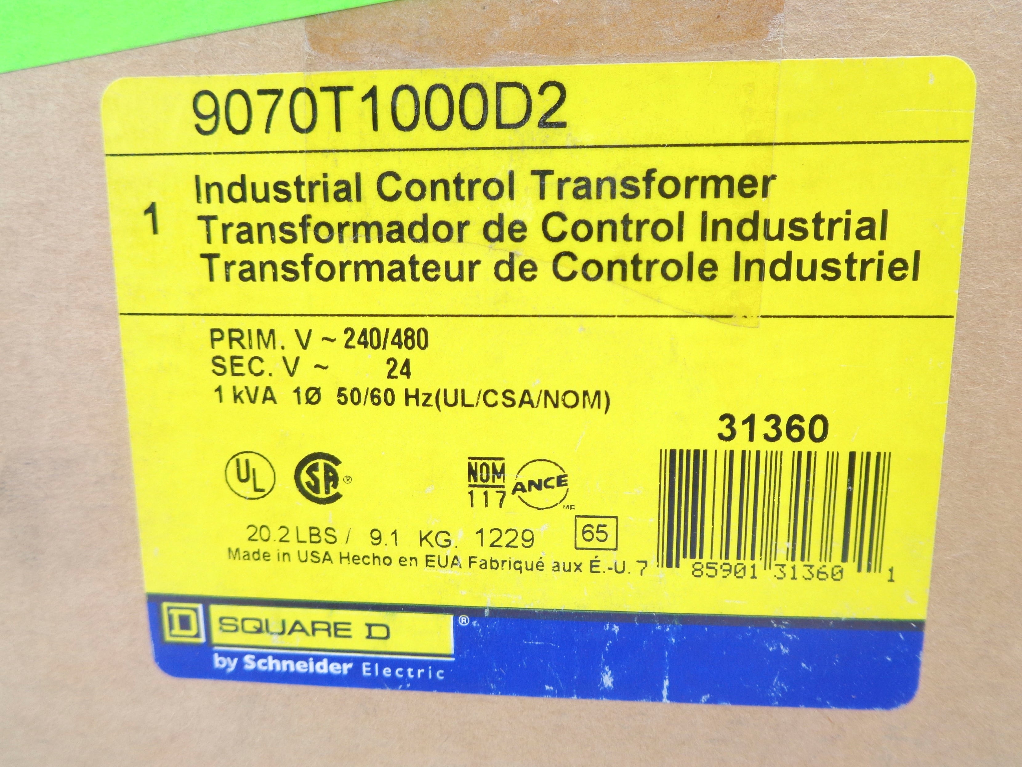 SQUARE D 9070T1000D2 NSMP