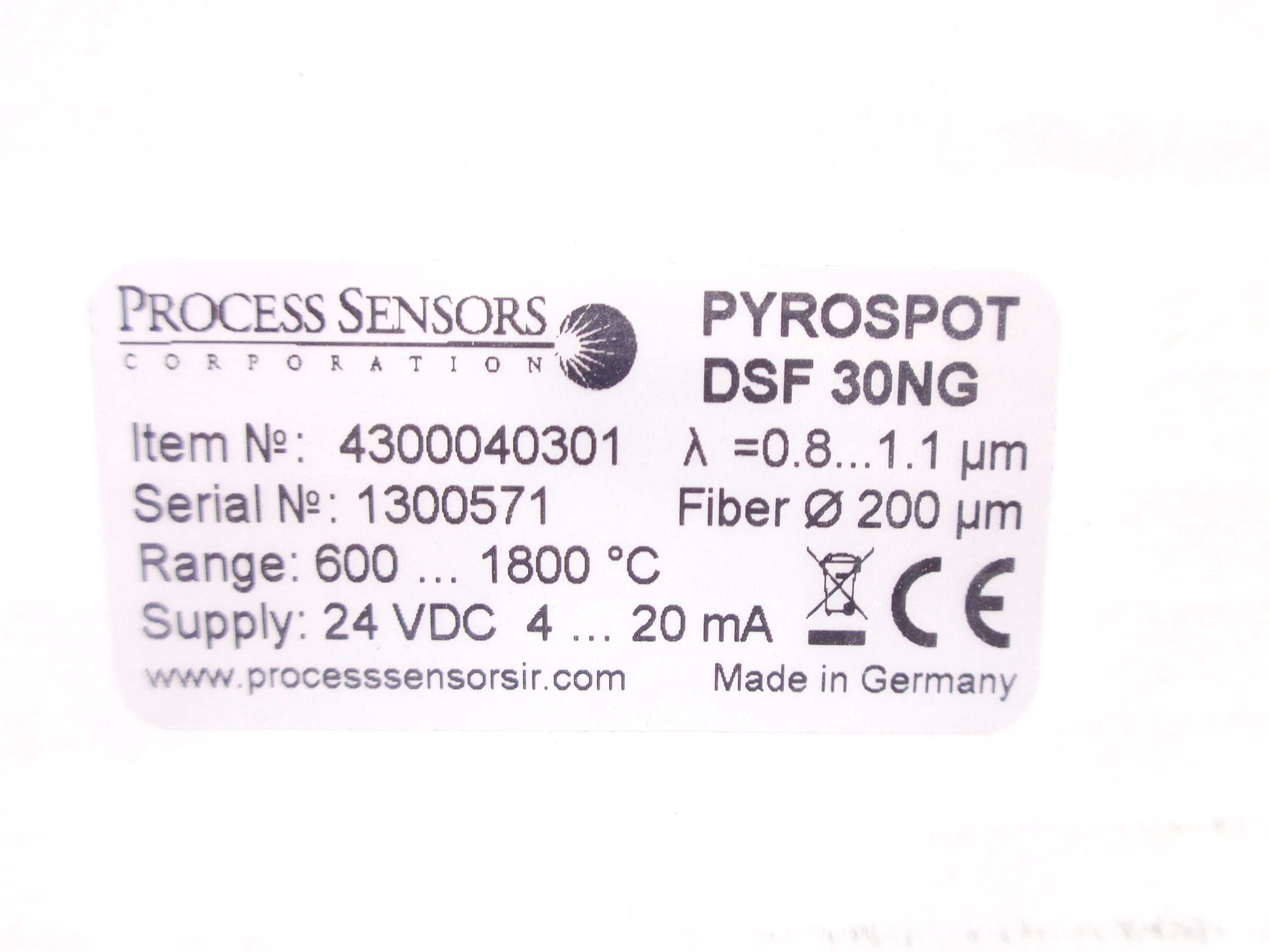 PROCESS SENSORS DSF30NG NSMP