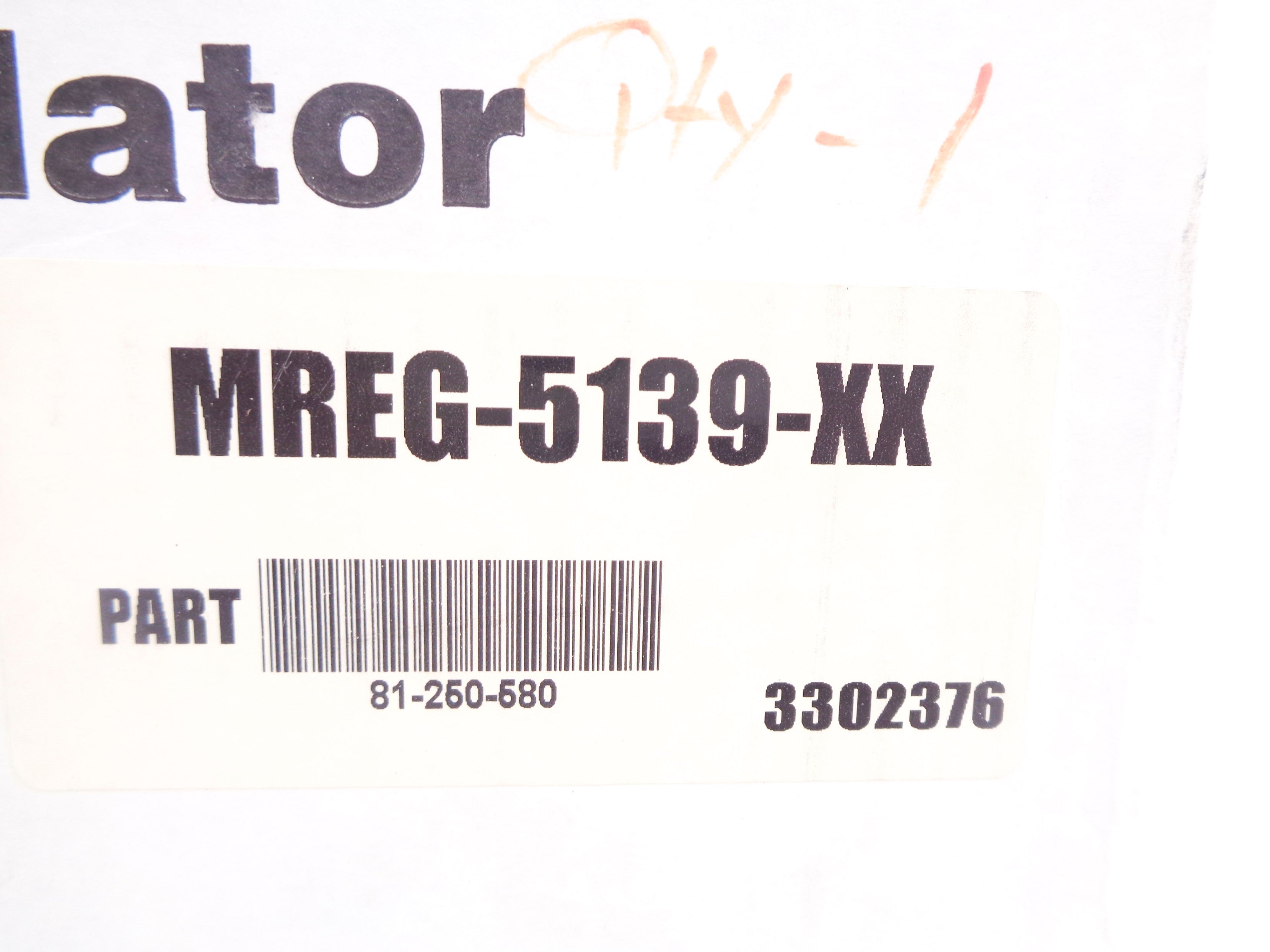 MATHESON MREG-5139-XX 250PSI NSMP