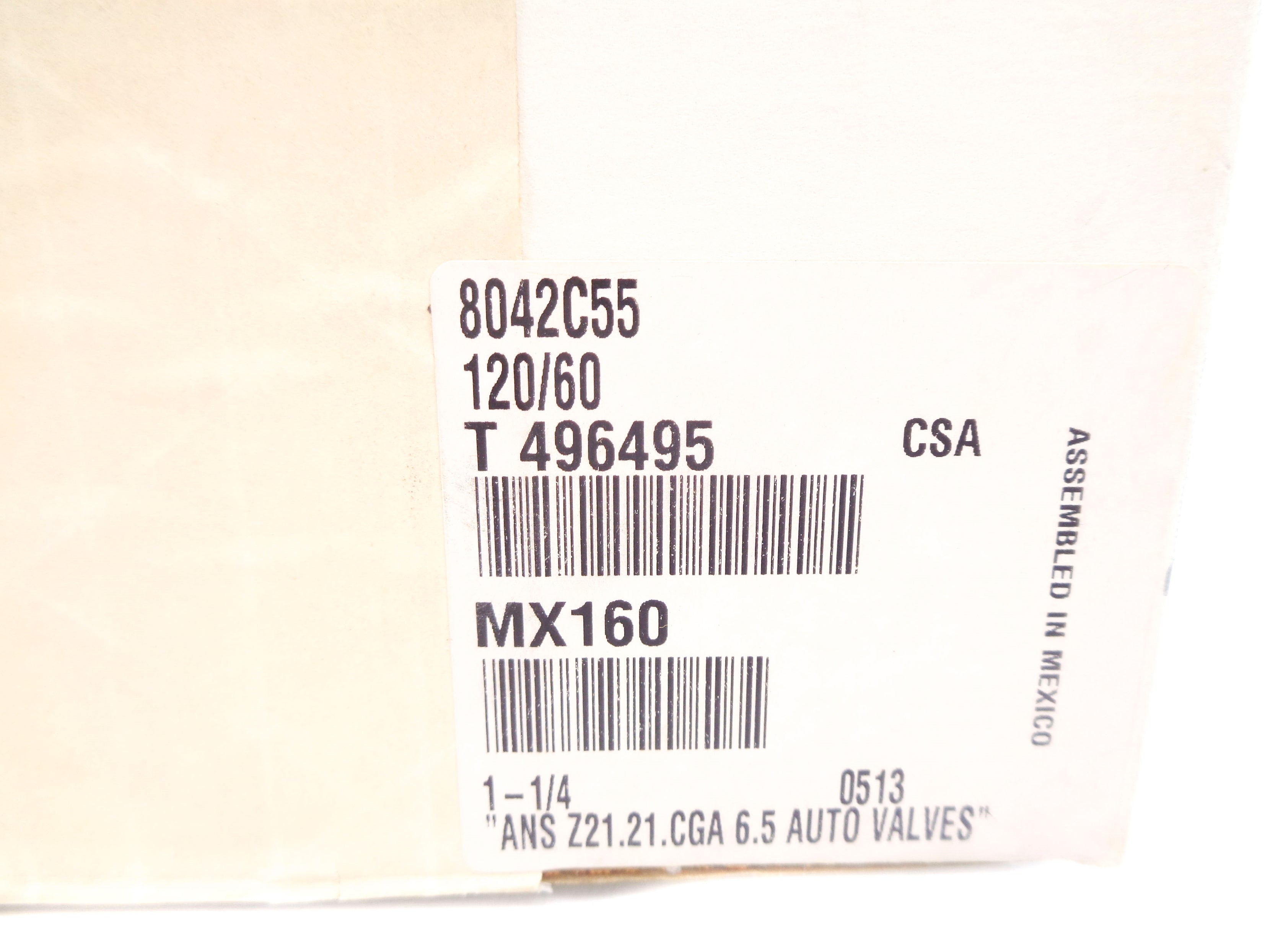 ASCO 8042C55 120/60 110/50 20PSI NSMP