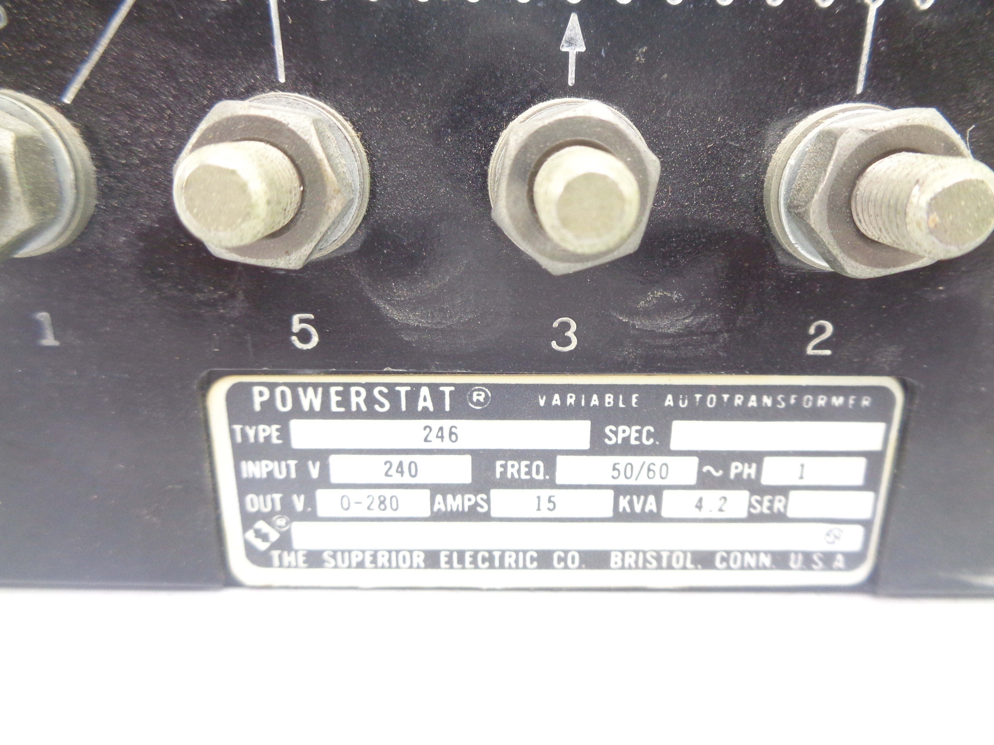 SUPERIOR ELECTRIC 246 0-100 NSNP