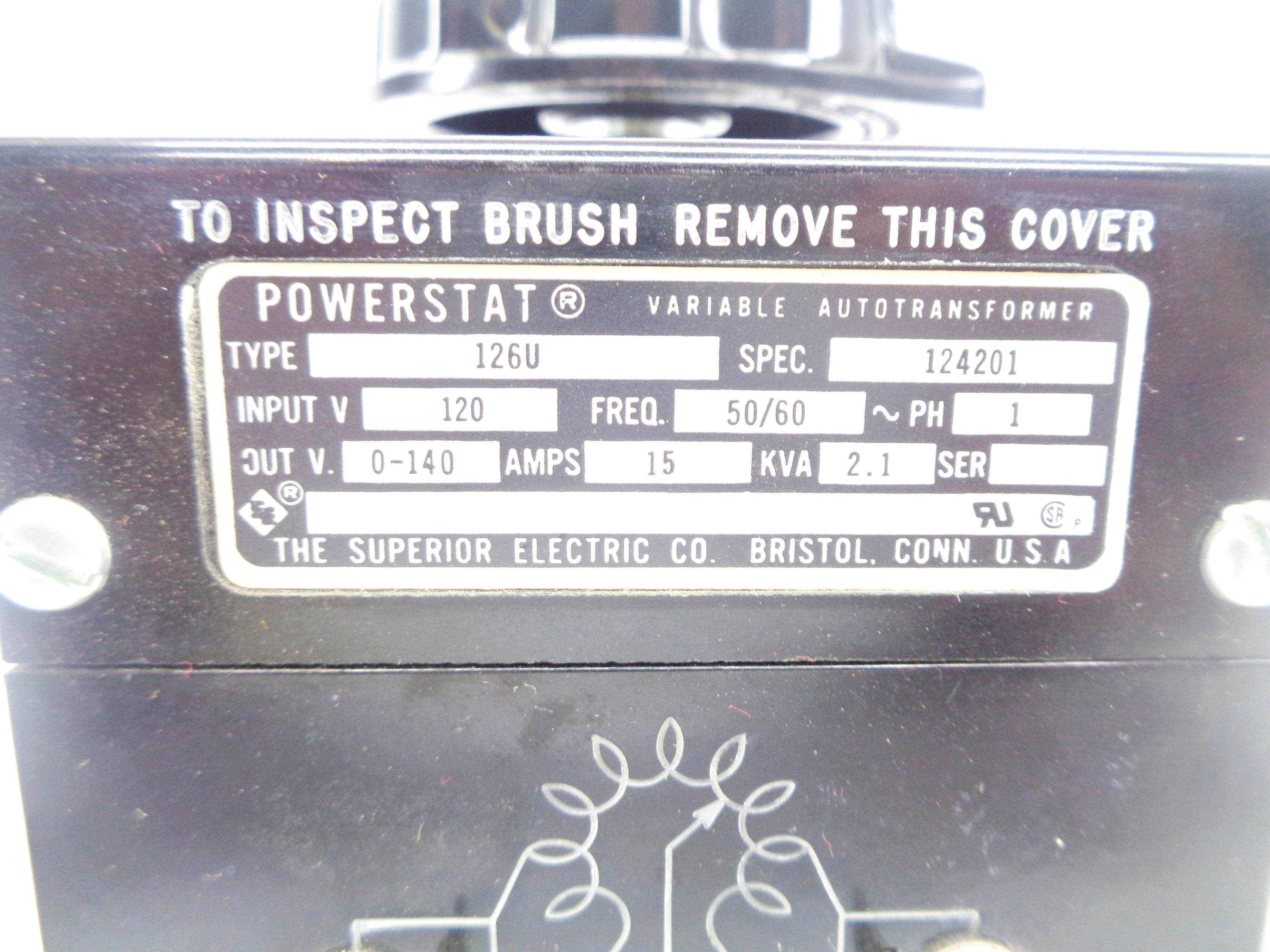 SUPERIOR ELECTRIC 126U (AS PICTURED) NSNP