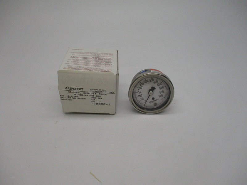 ASHCROFT 25-1009-AW-02B-600# NSMP