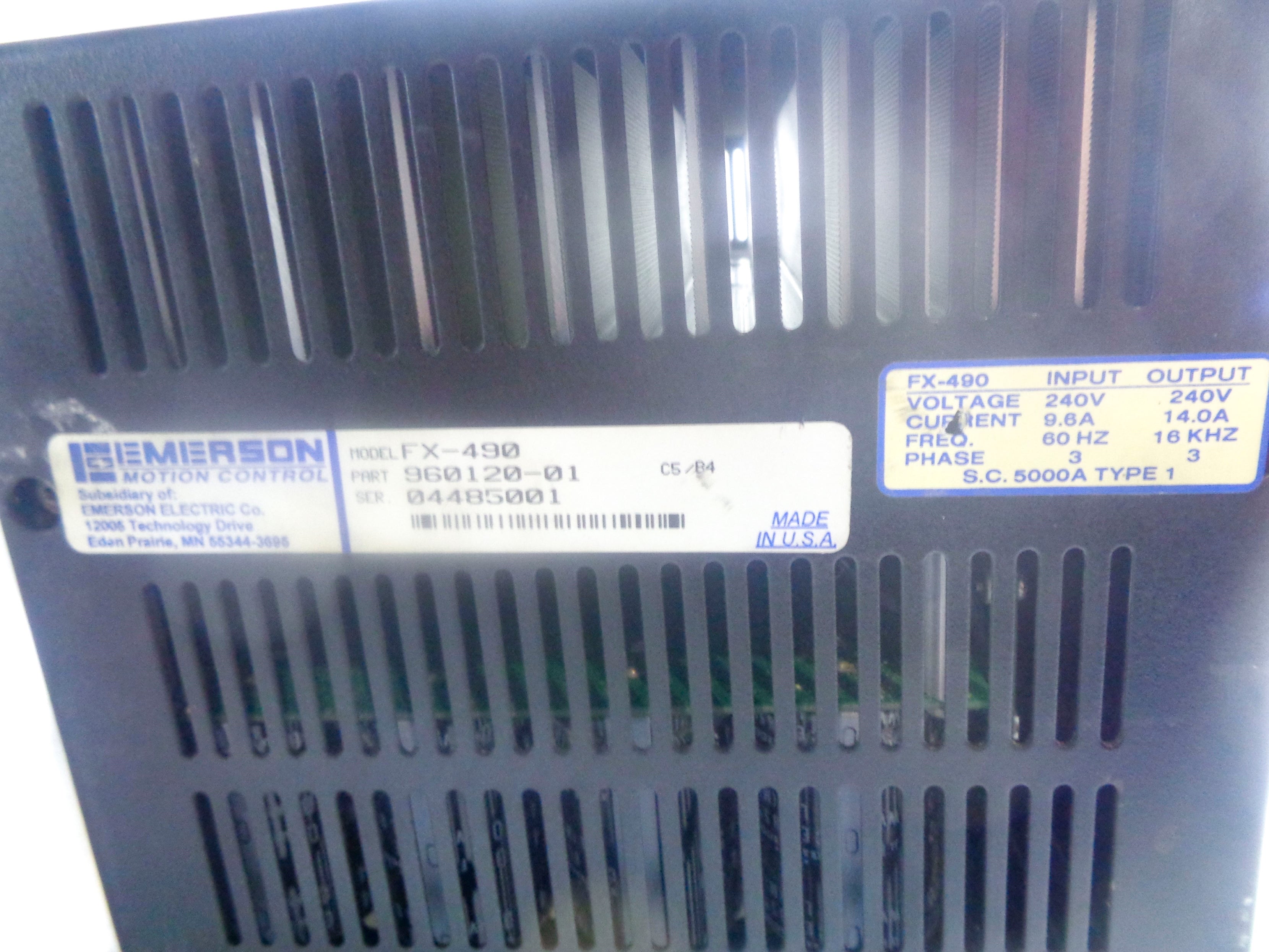 EMERSON FX-490 UNMP