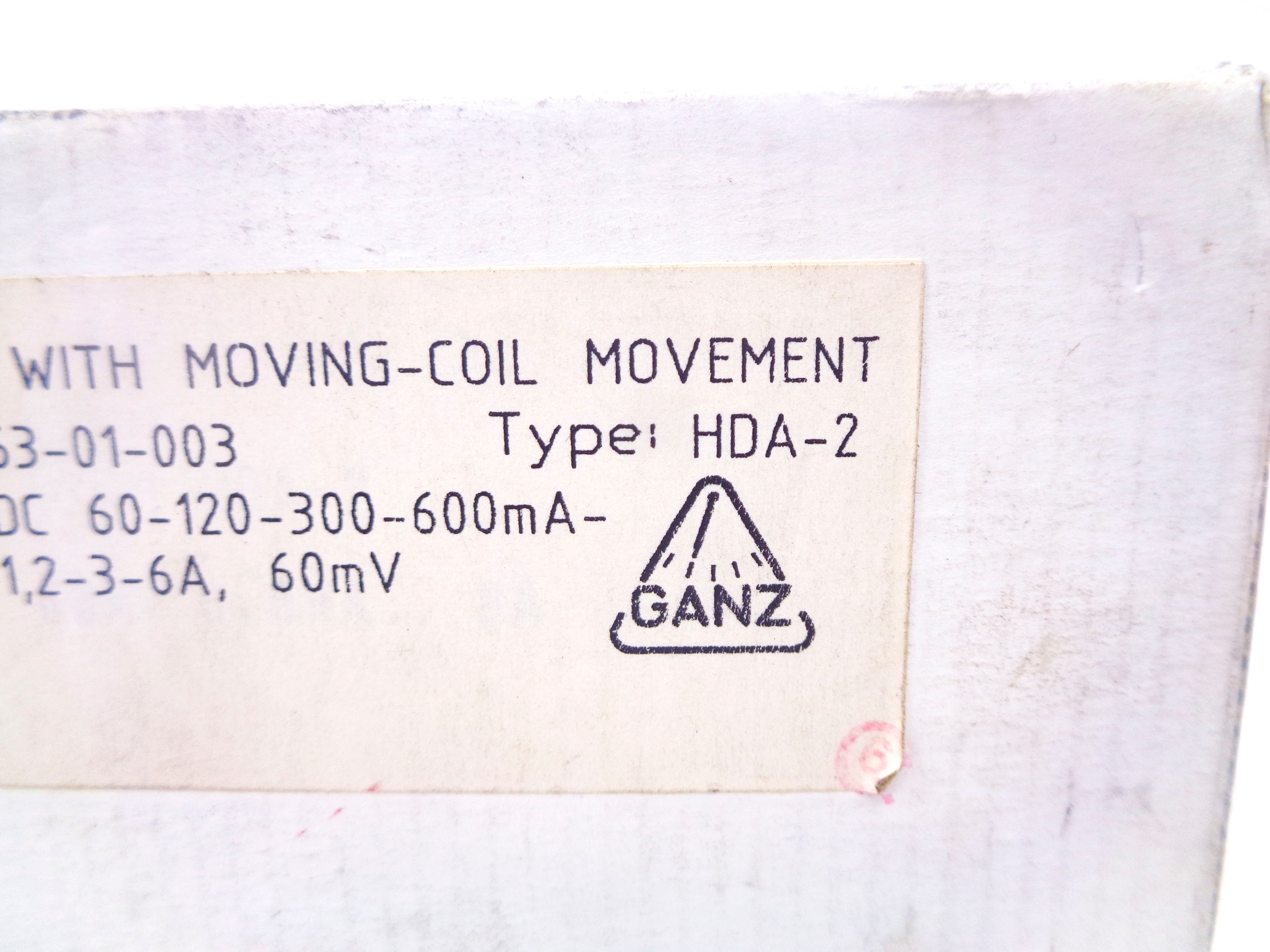 GANZ HDA-2 0-120 (AS PICTURED) NSMP