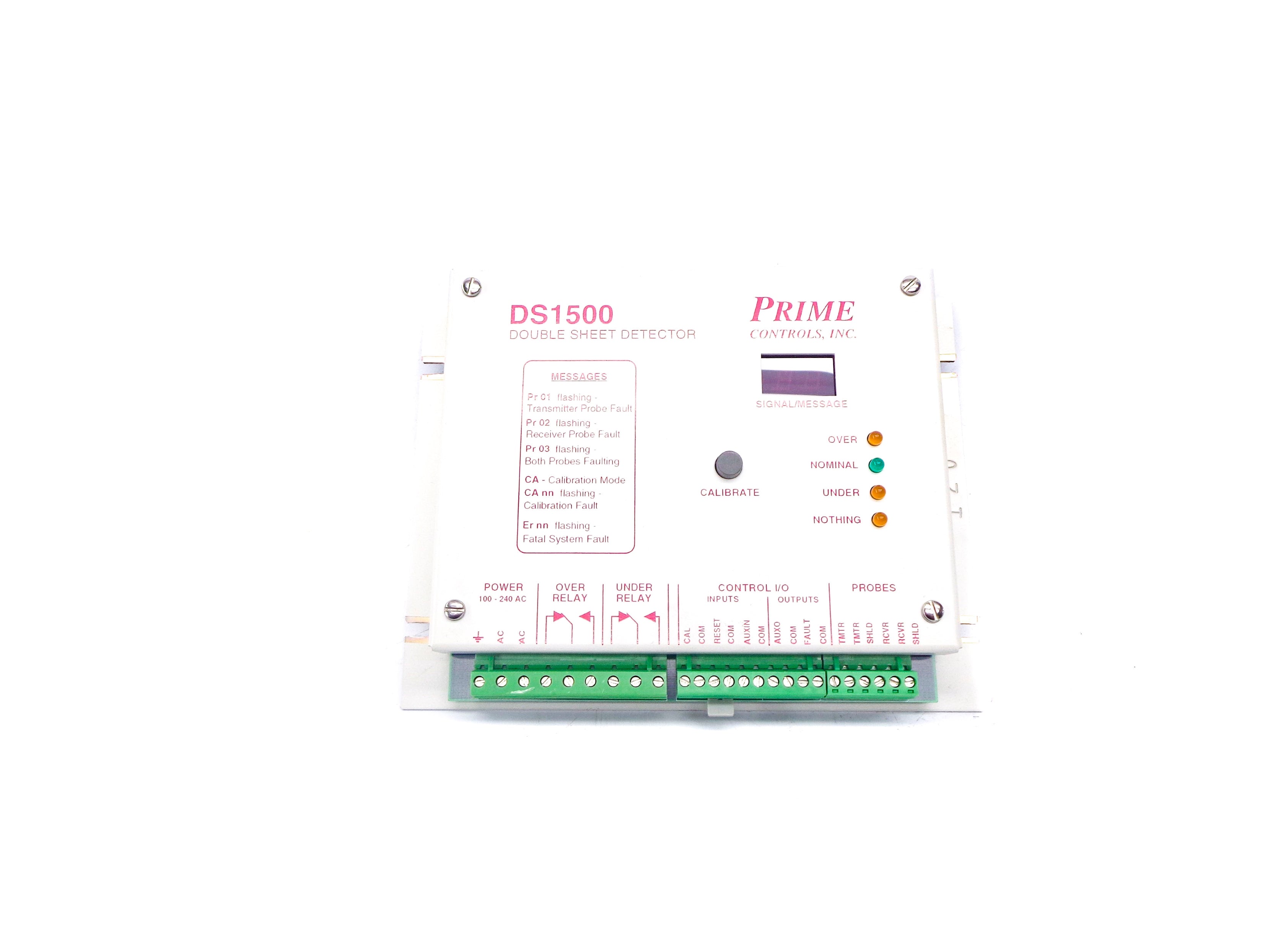 PRIME CONTROLS DS1500 NSNP