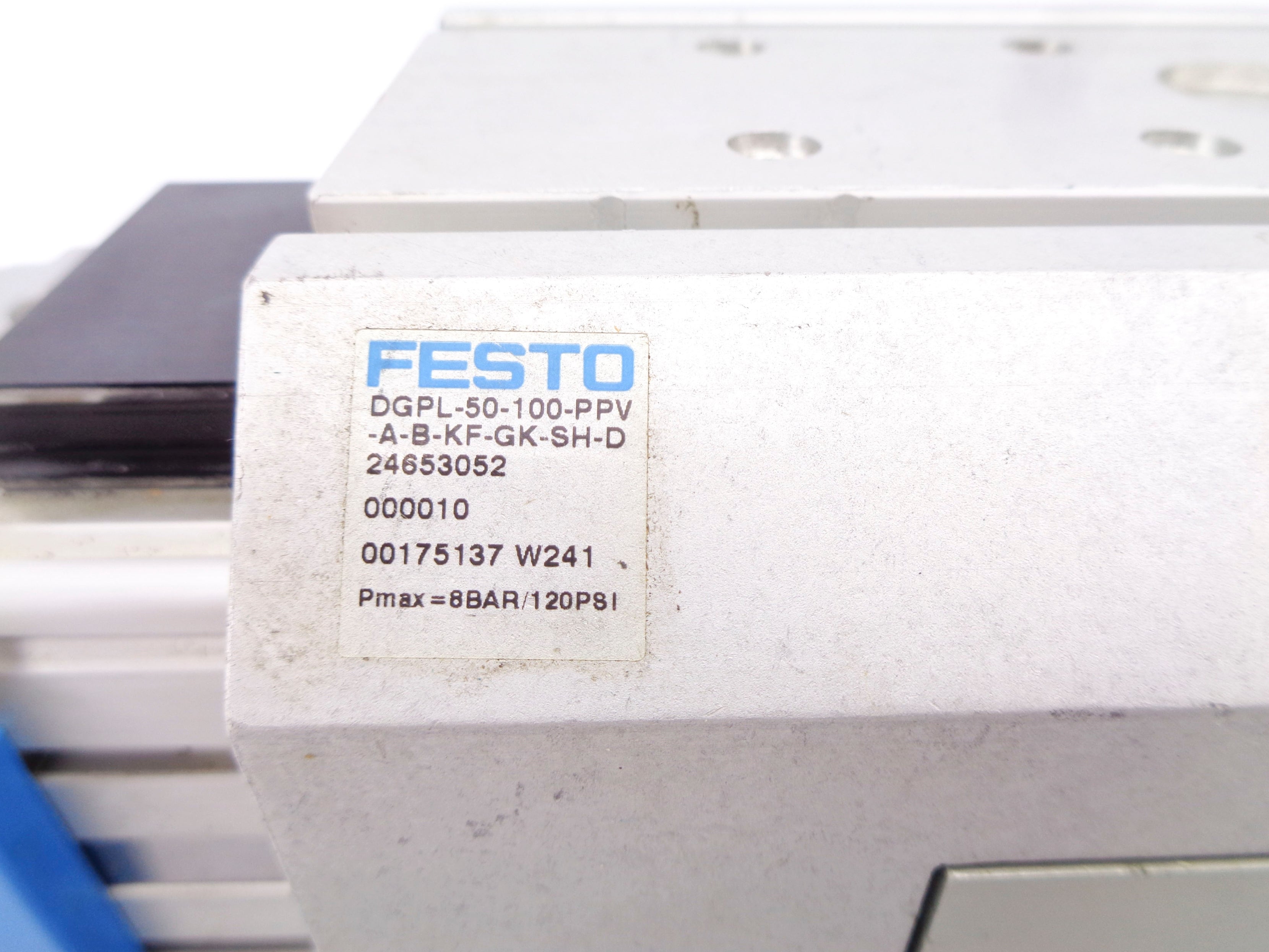 FESTO DGPL-50-100-PPV-A-B-KF-DK-SH-D 120PSI NSNP