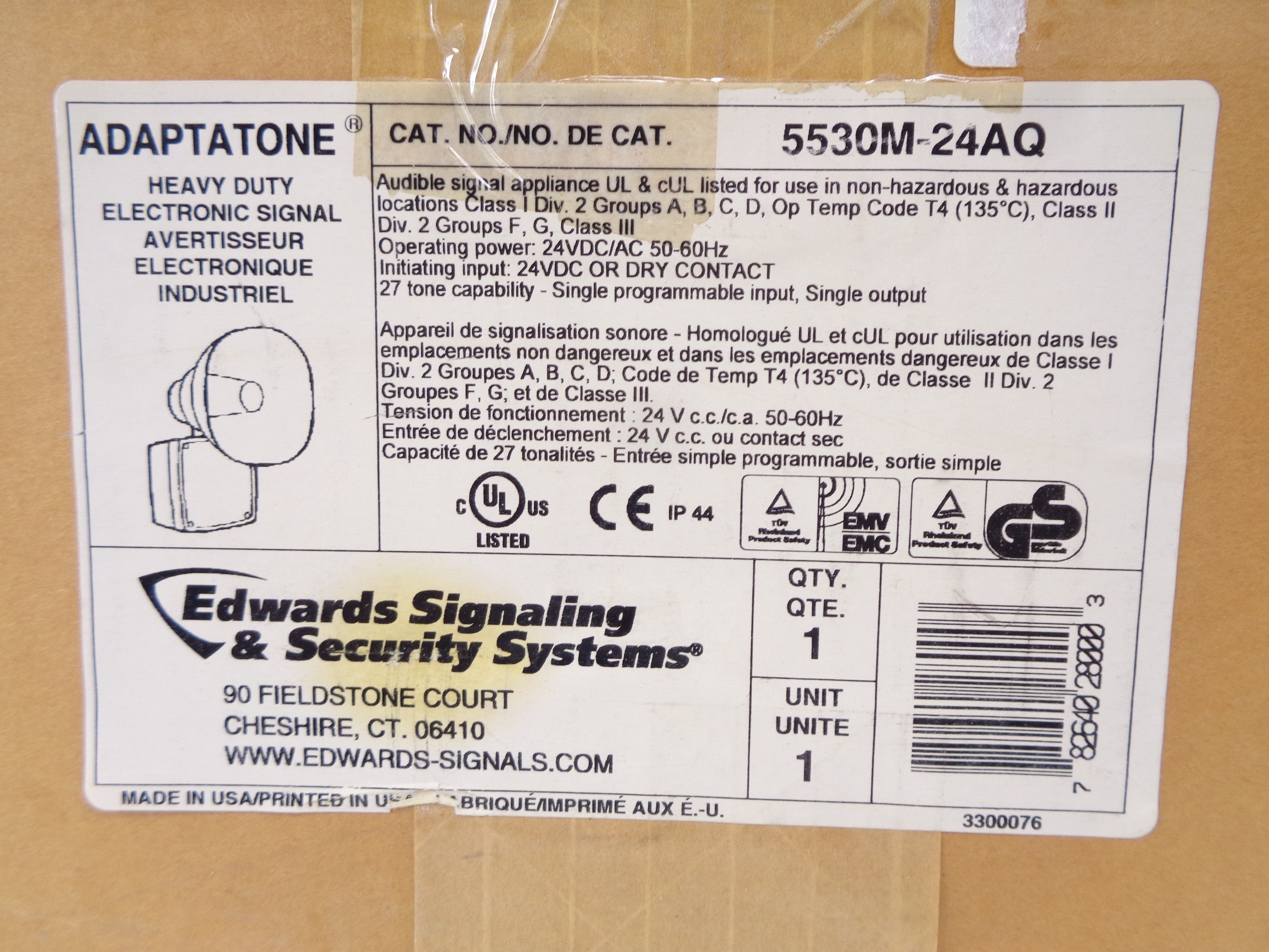 EDWARDS SIGNALING 5530M-24AQ NSMP