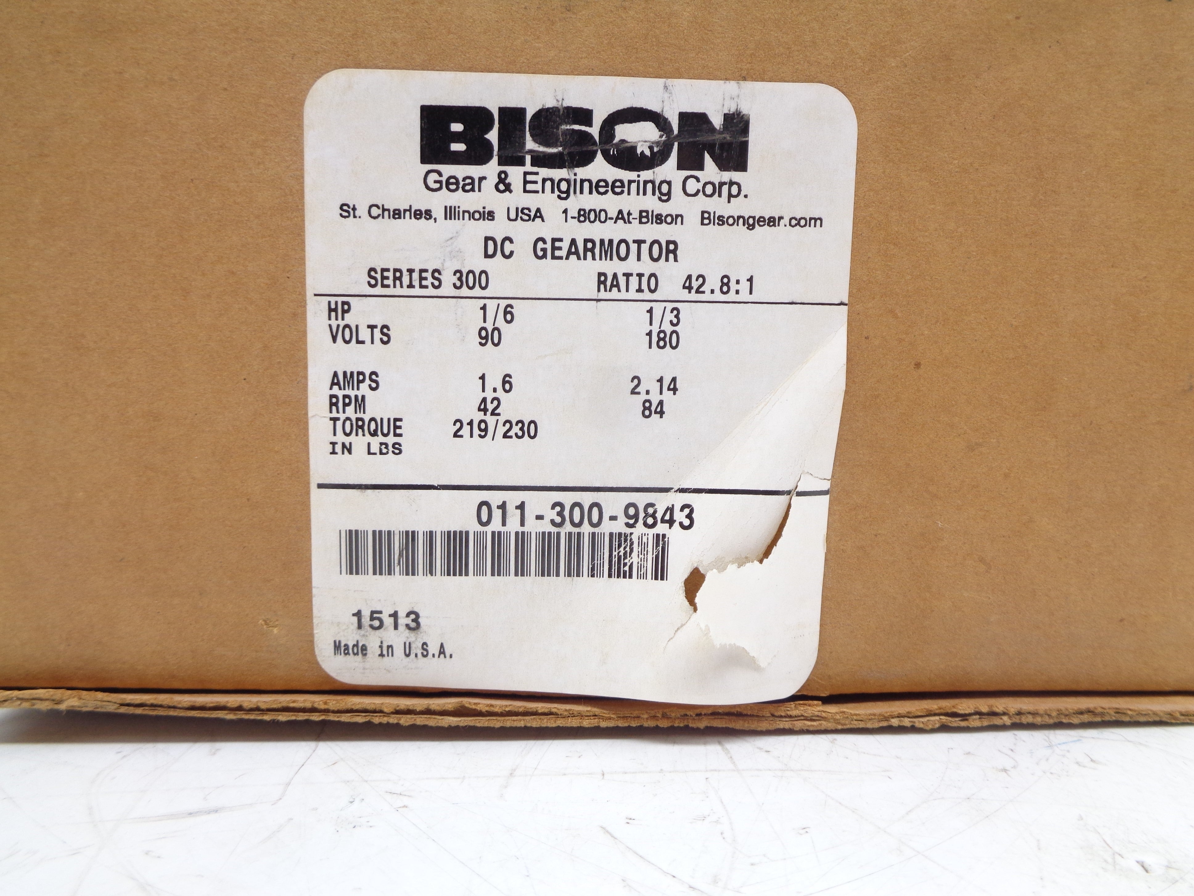 BISON 011-300-9843 NSMP