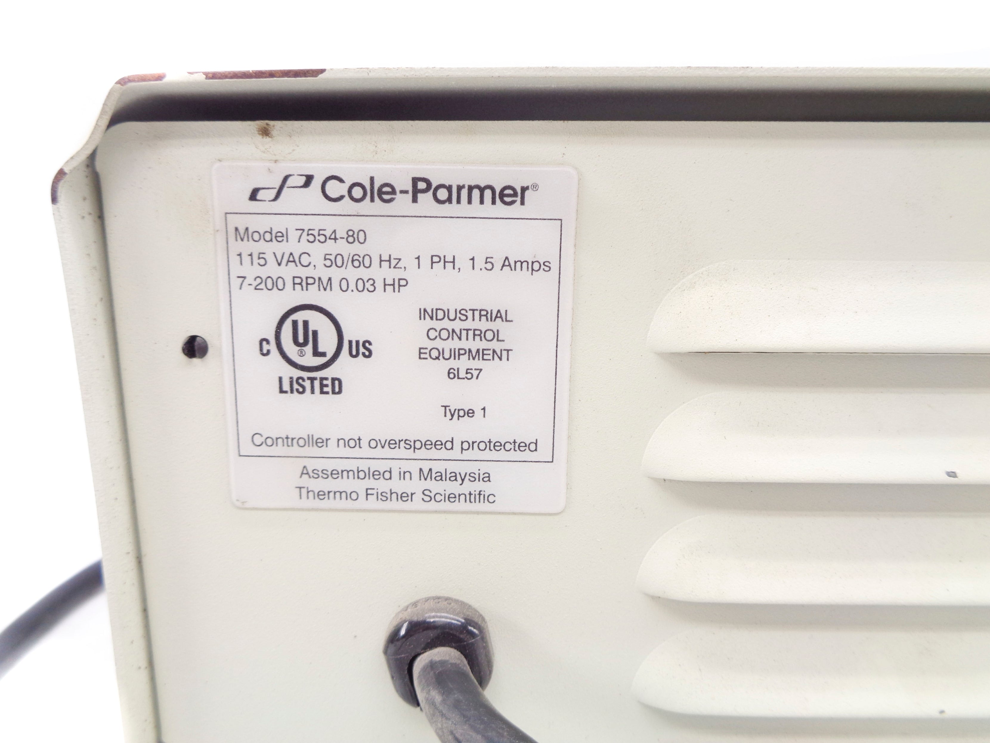 COLE-PARMER 7554-80 (AS PICTURED) UNMP