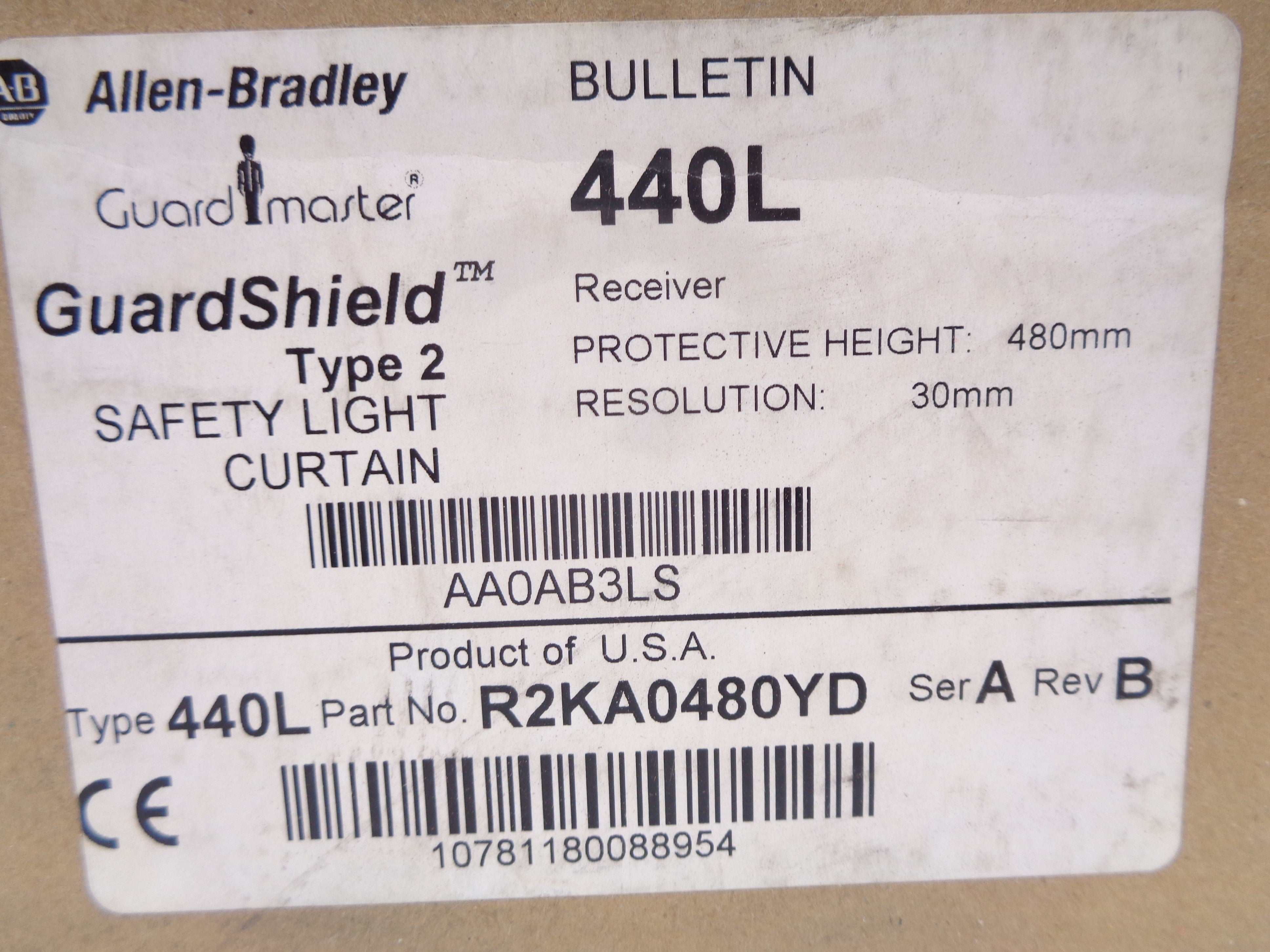 INDUSTRIAL SPARE PART 440LR2KA0480YD SER. A (BR/WH) NSMP