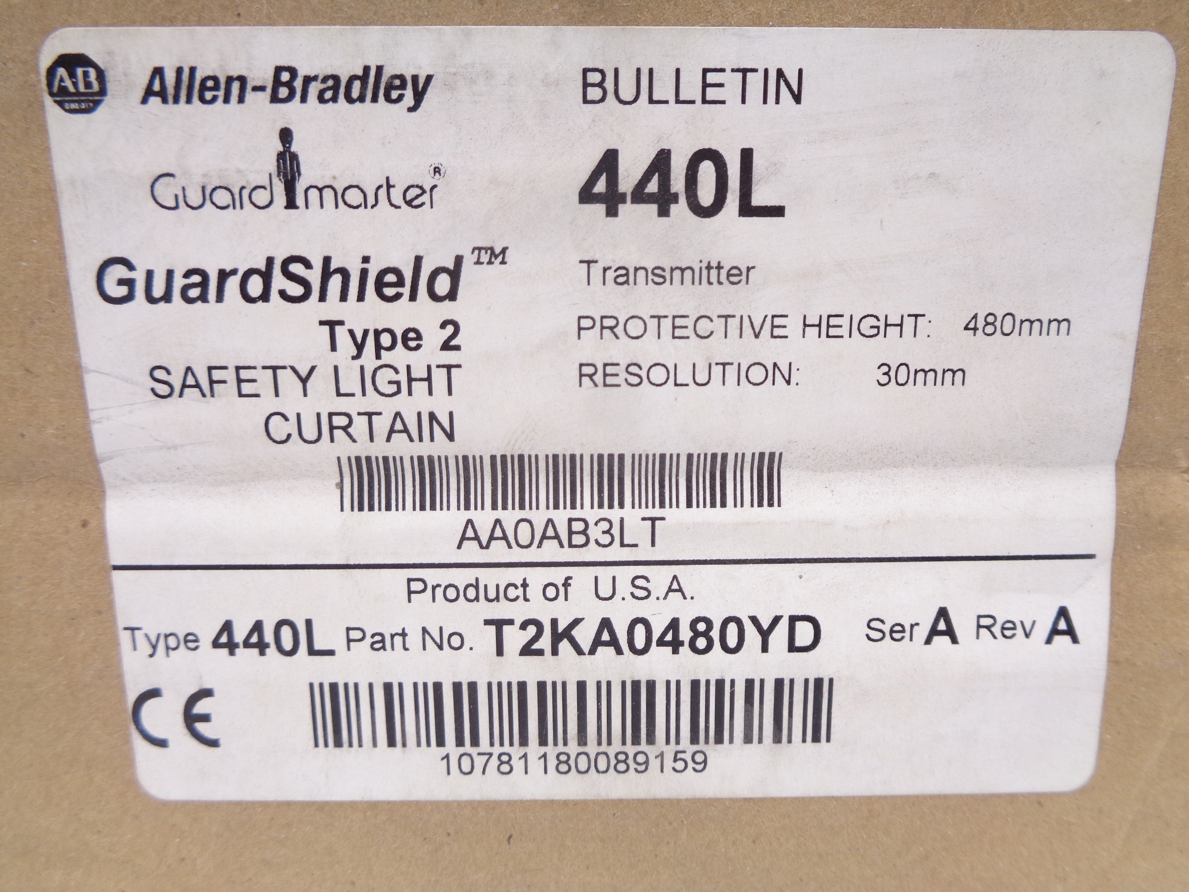 INDUSTRIAL SPARE PART 440LT2KA0480YD SER. A (BR/WH) NSMP