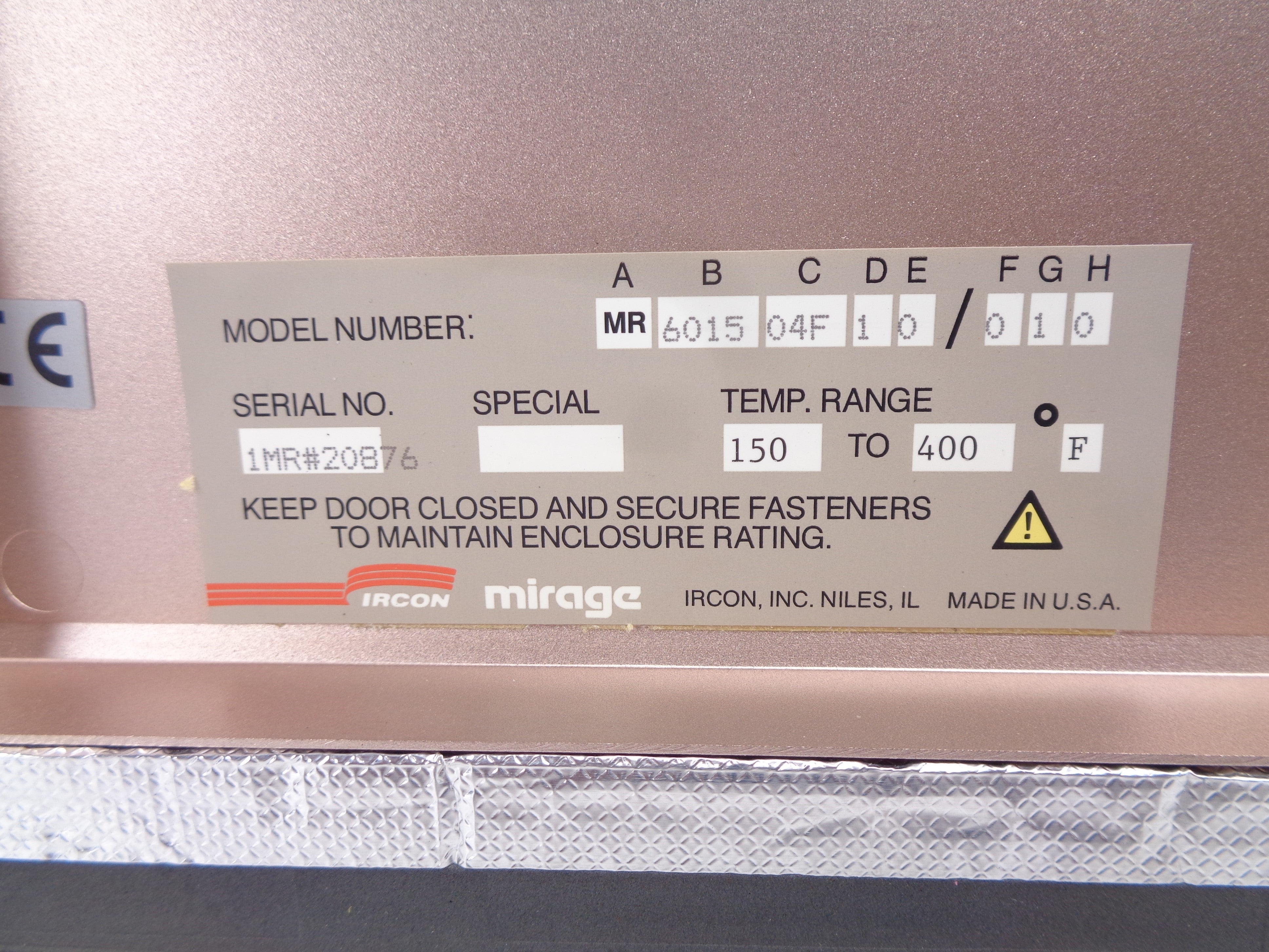 IRCON MR601504F10/010 UNMP