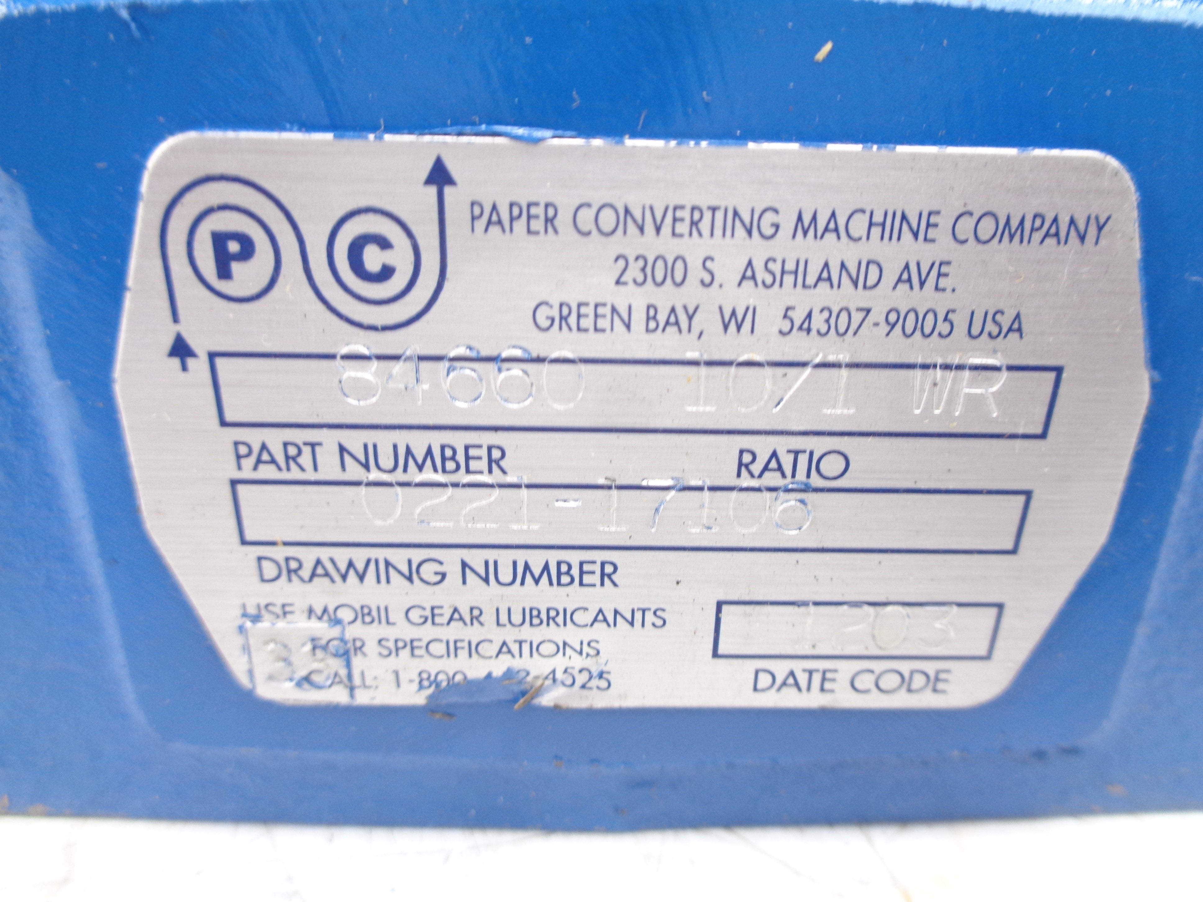PAPER CONVERTING 0221-17106 UNMP