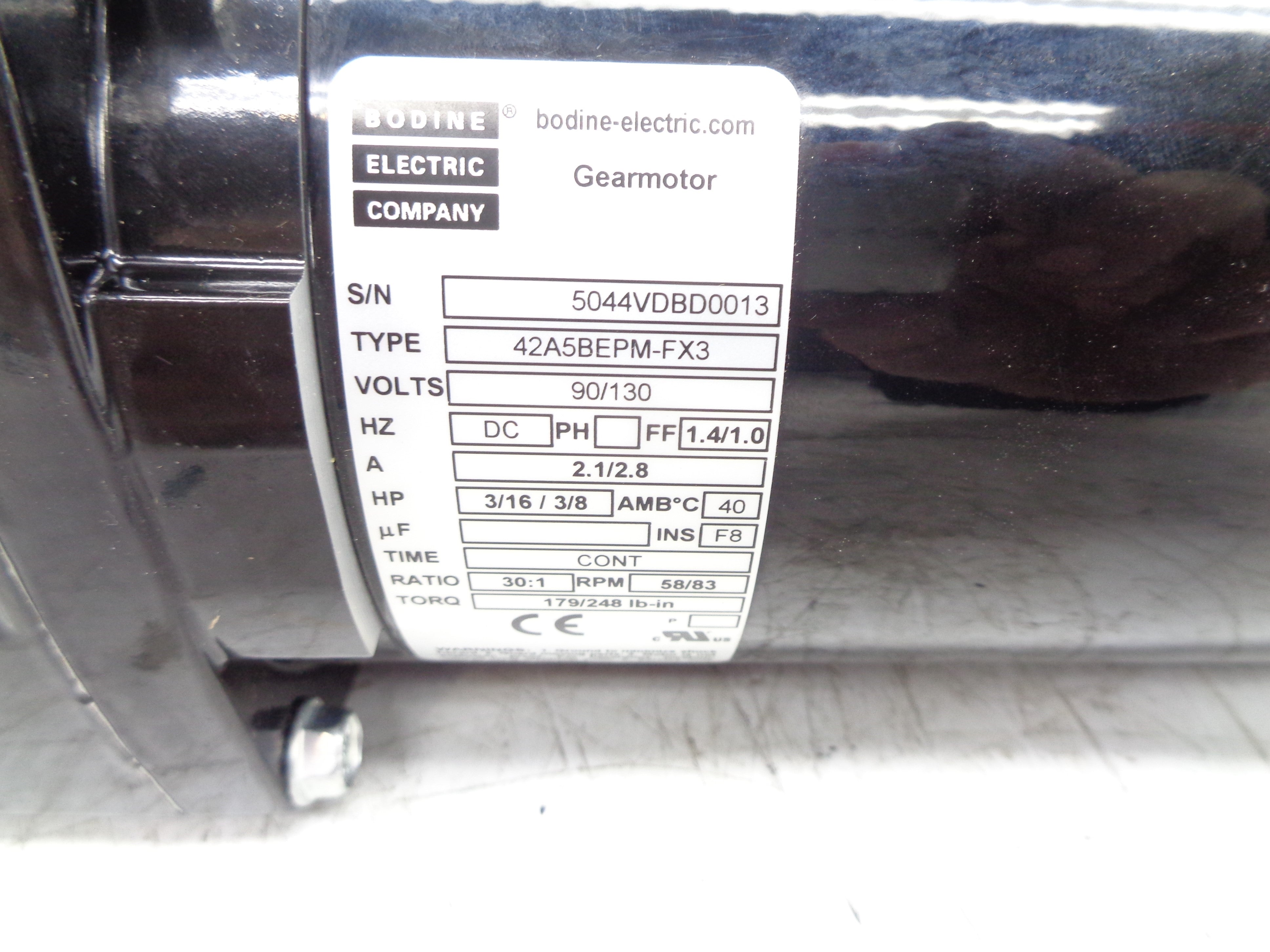 BODINE ELECTRIC 42A5BEPM-FX3 NSNP