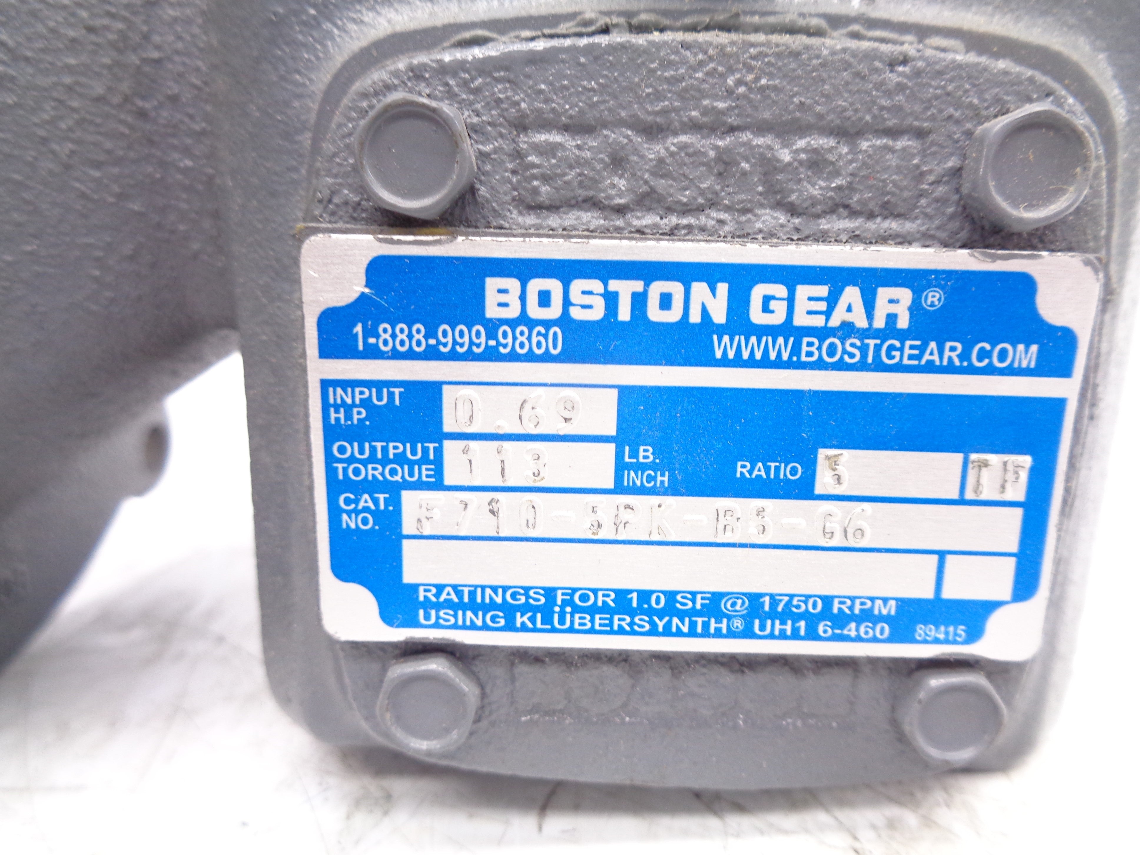 BOSTON GEAR F710-5PK-B6-G6 NSNP