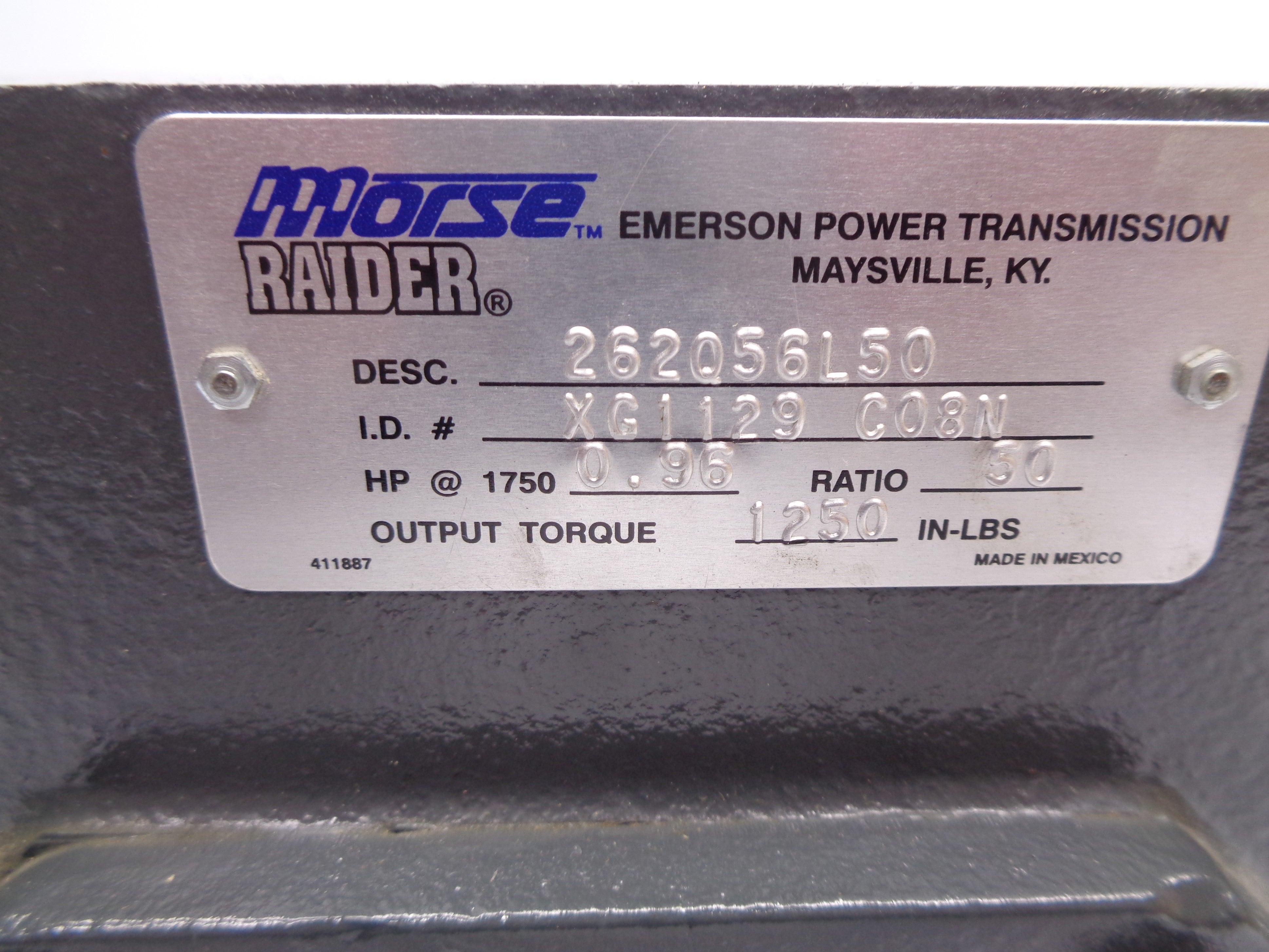 MORSE RAIDER 262Q56L50 NSNP