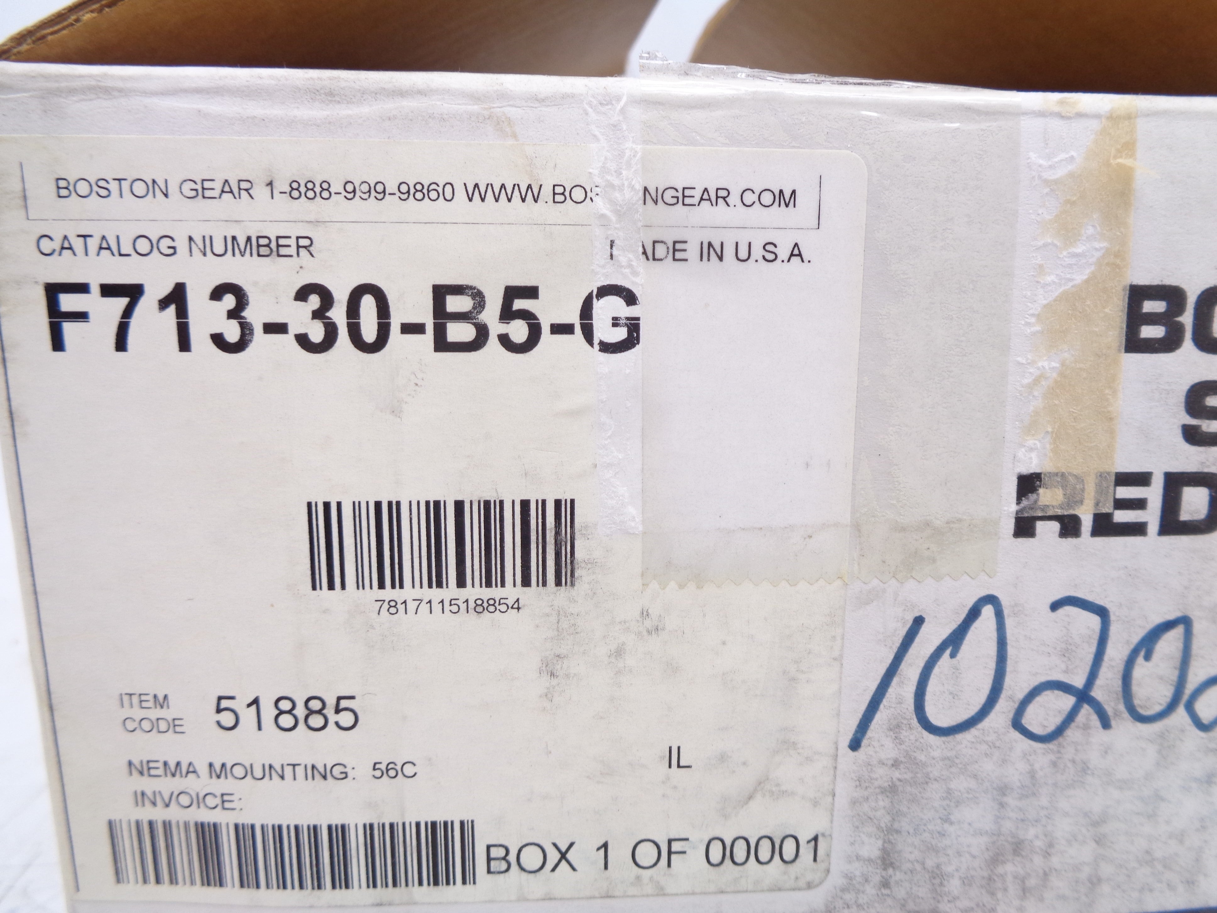 BOSTON GEAR F713-30-B5-G NSMP