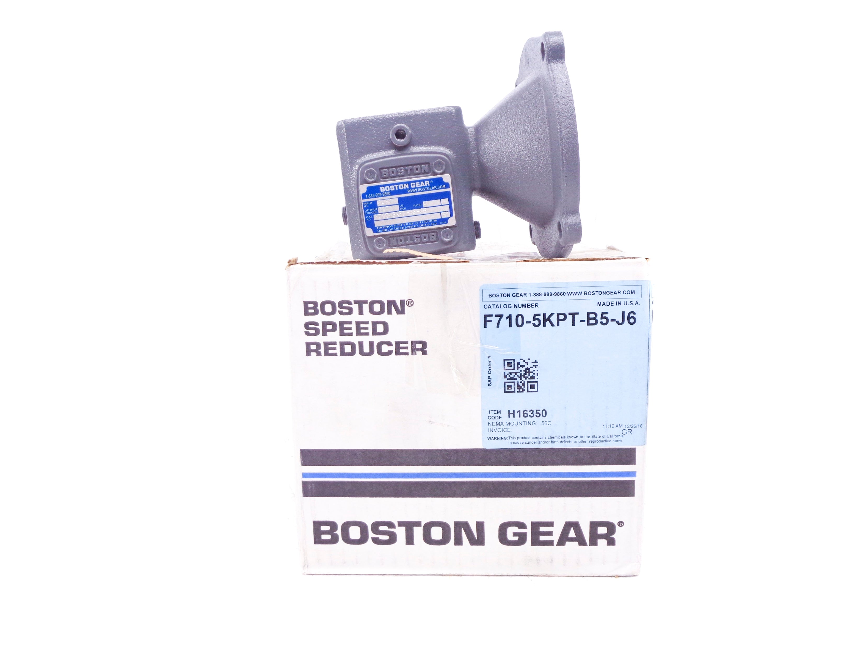 BOSTON GEAR F710-5KPT-B5-J6 NSMP