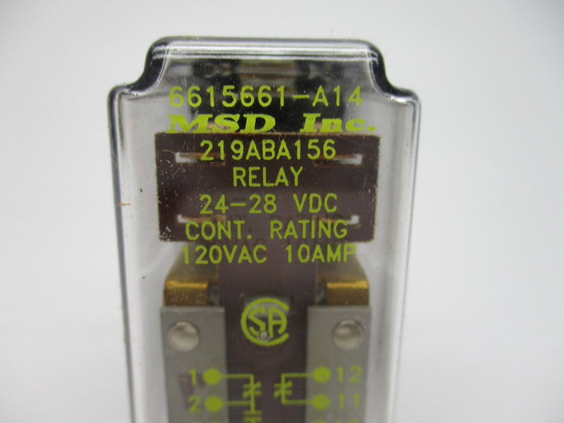 MSD, INC 219ABA156 10A 120VAC NSMP