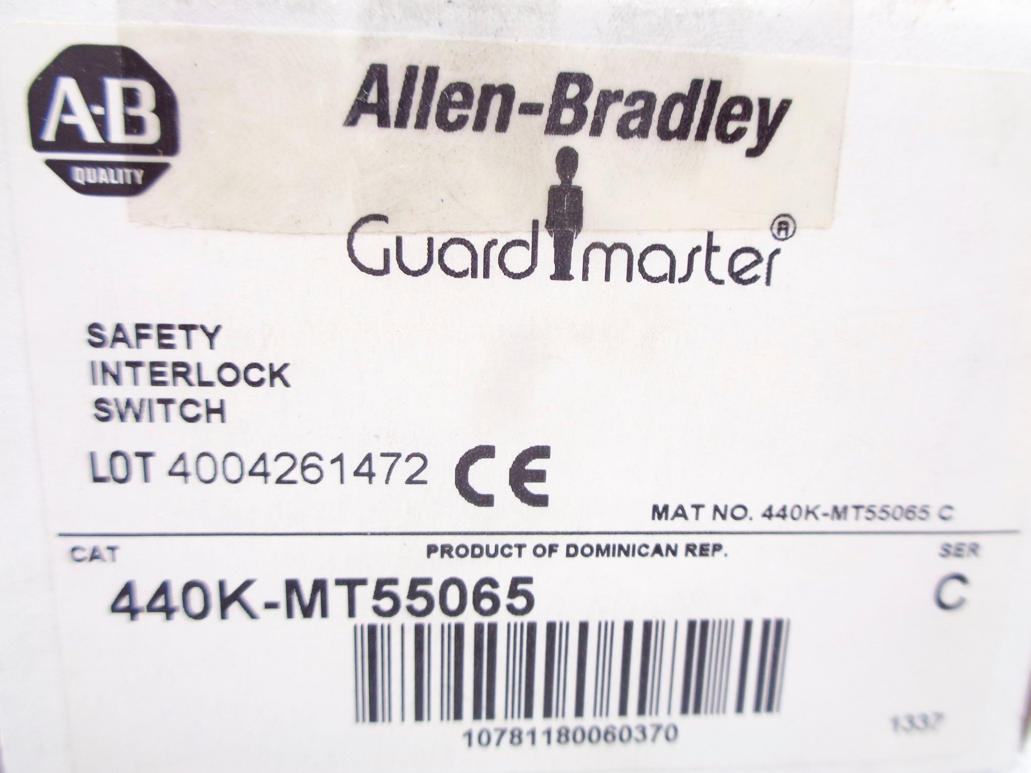 ALLEN BRADLEY 440K-MT55065 SER. C (WH) NSMP