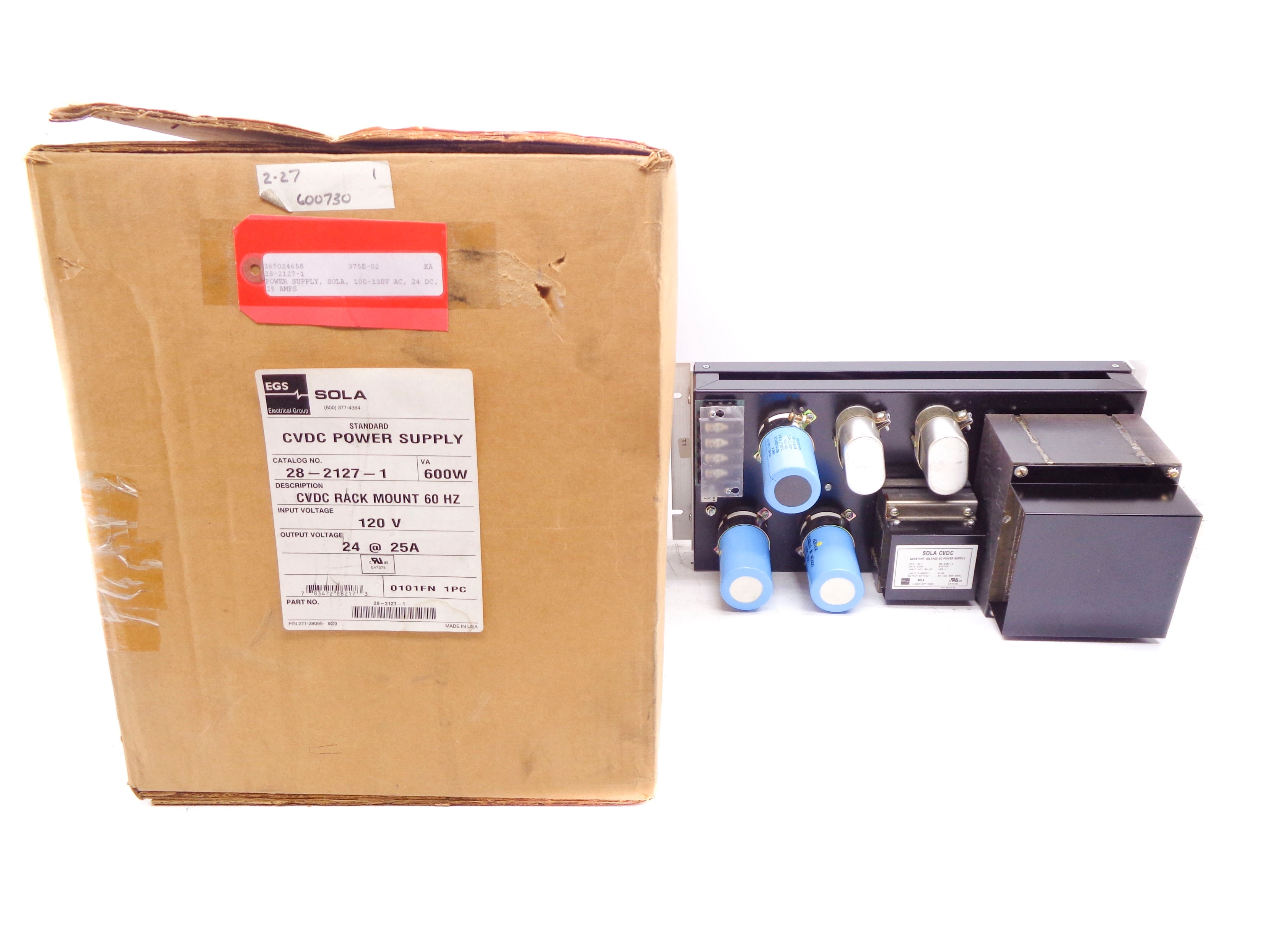 SOLA 28-2127-1 120V 8.0A NSMP