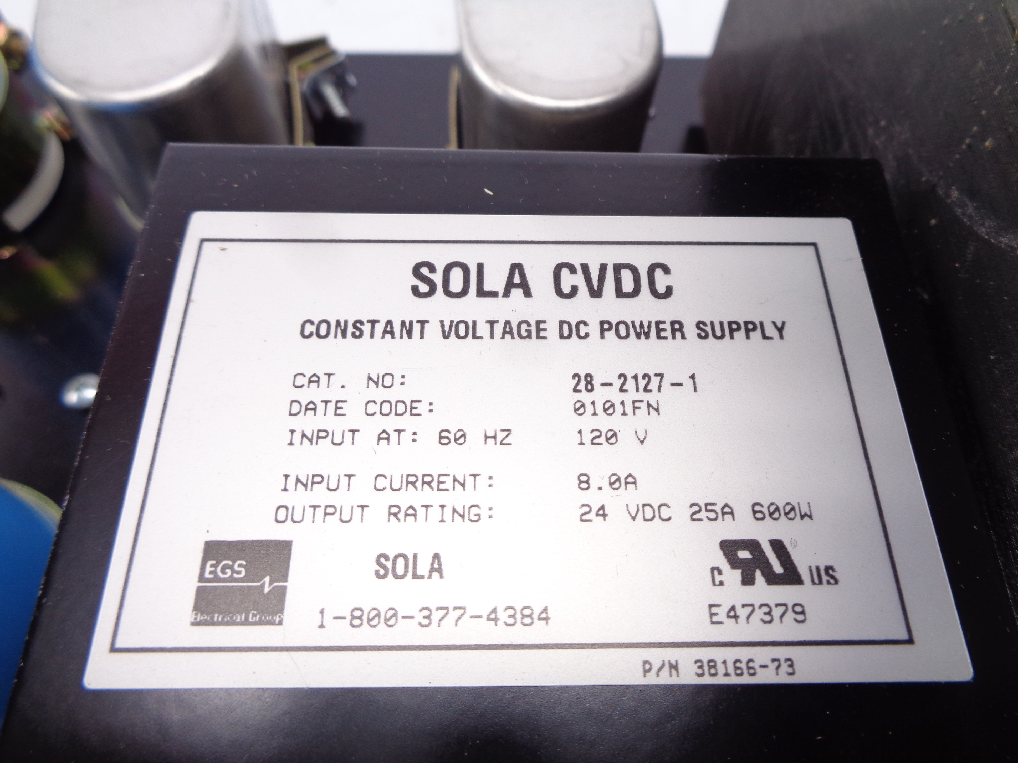 SOLA 28-2127-1 120V 8.0A NSMP
