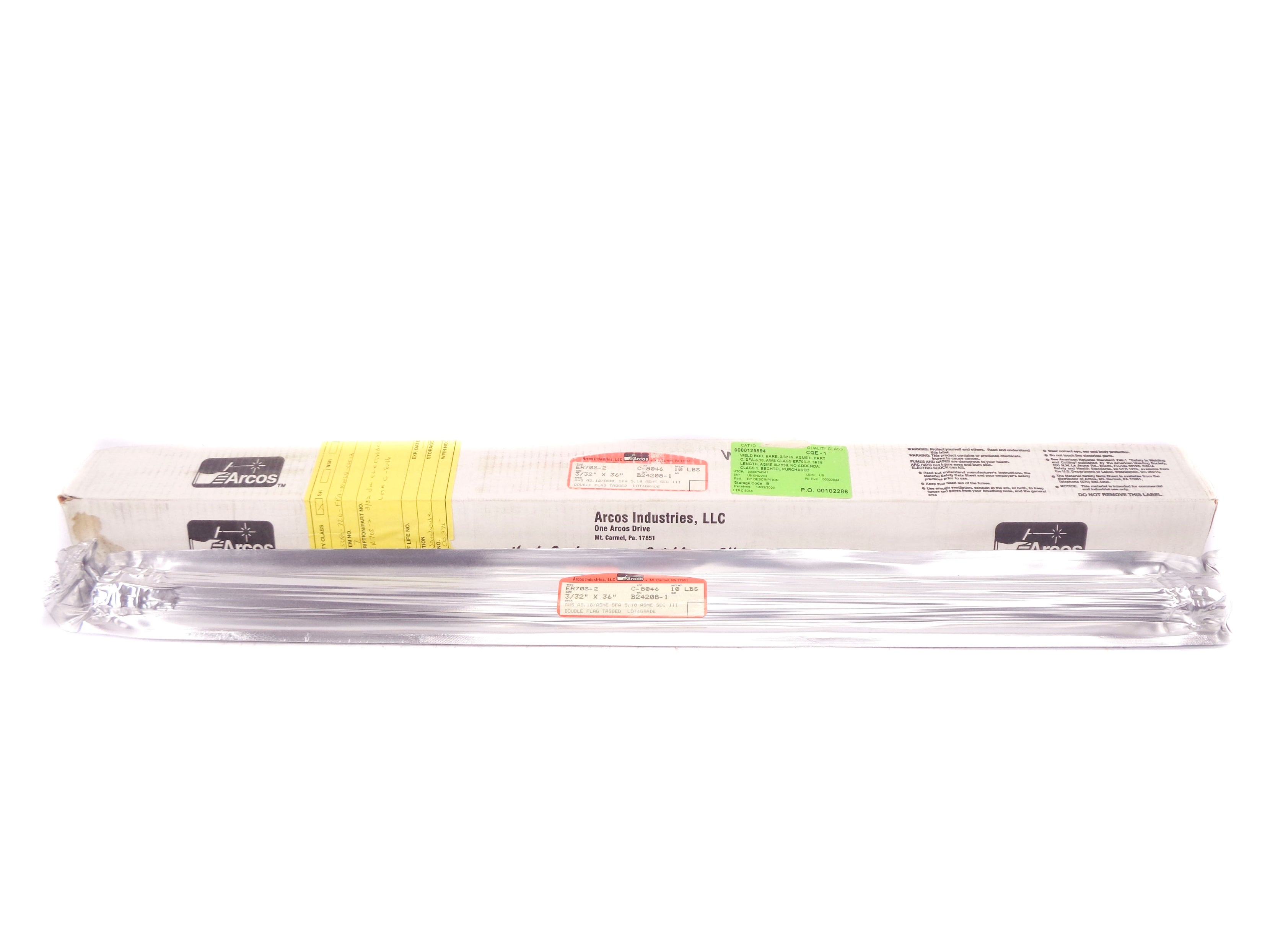 ARCOS ER70S-2 10LBS 3/32X36" NSMP