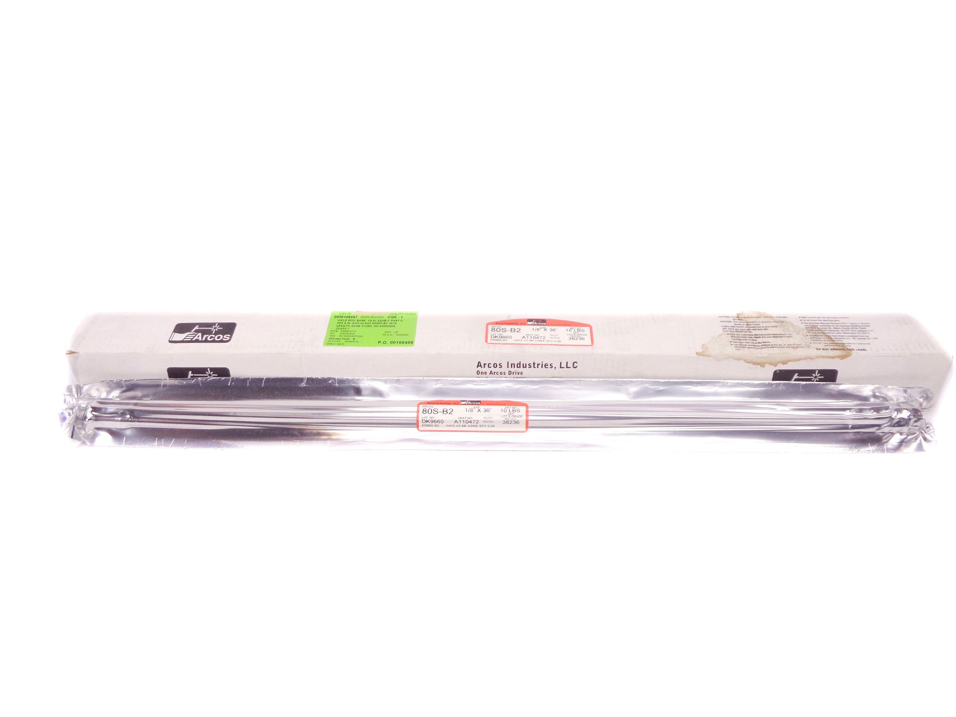 ARCOS 80S-B2 10LBS 1/8X36"NSMP