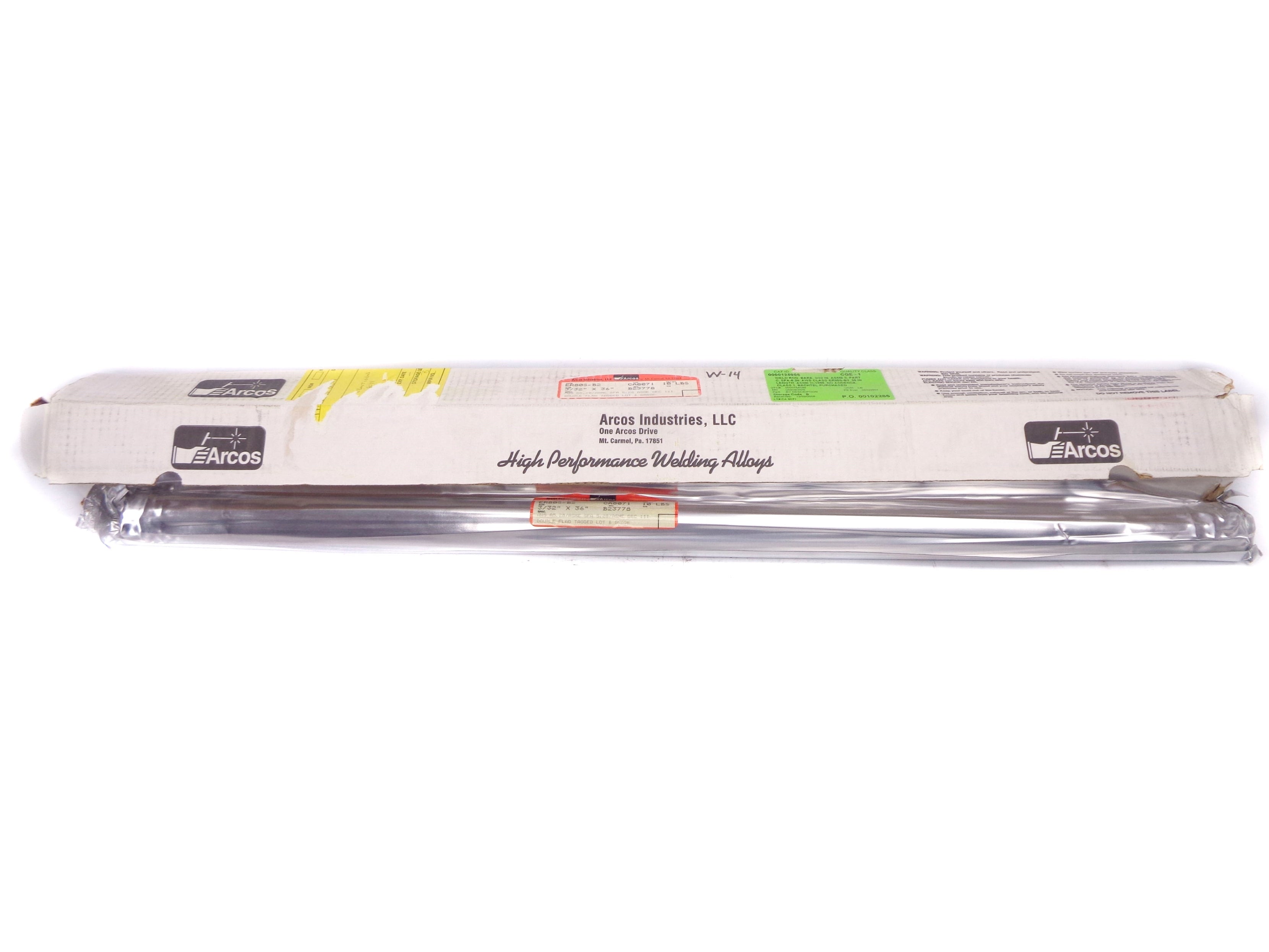ARCOS ER80S-B2 10LBS 3/32X36 NSMP