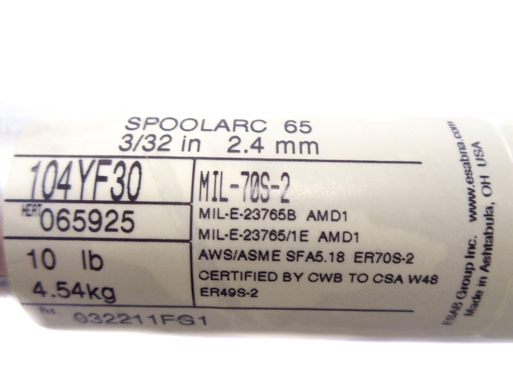 ESAB 104YF30 10LBS 3/32 NSMP