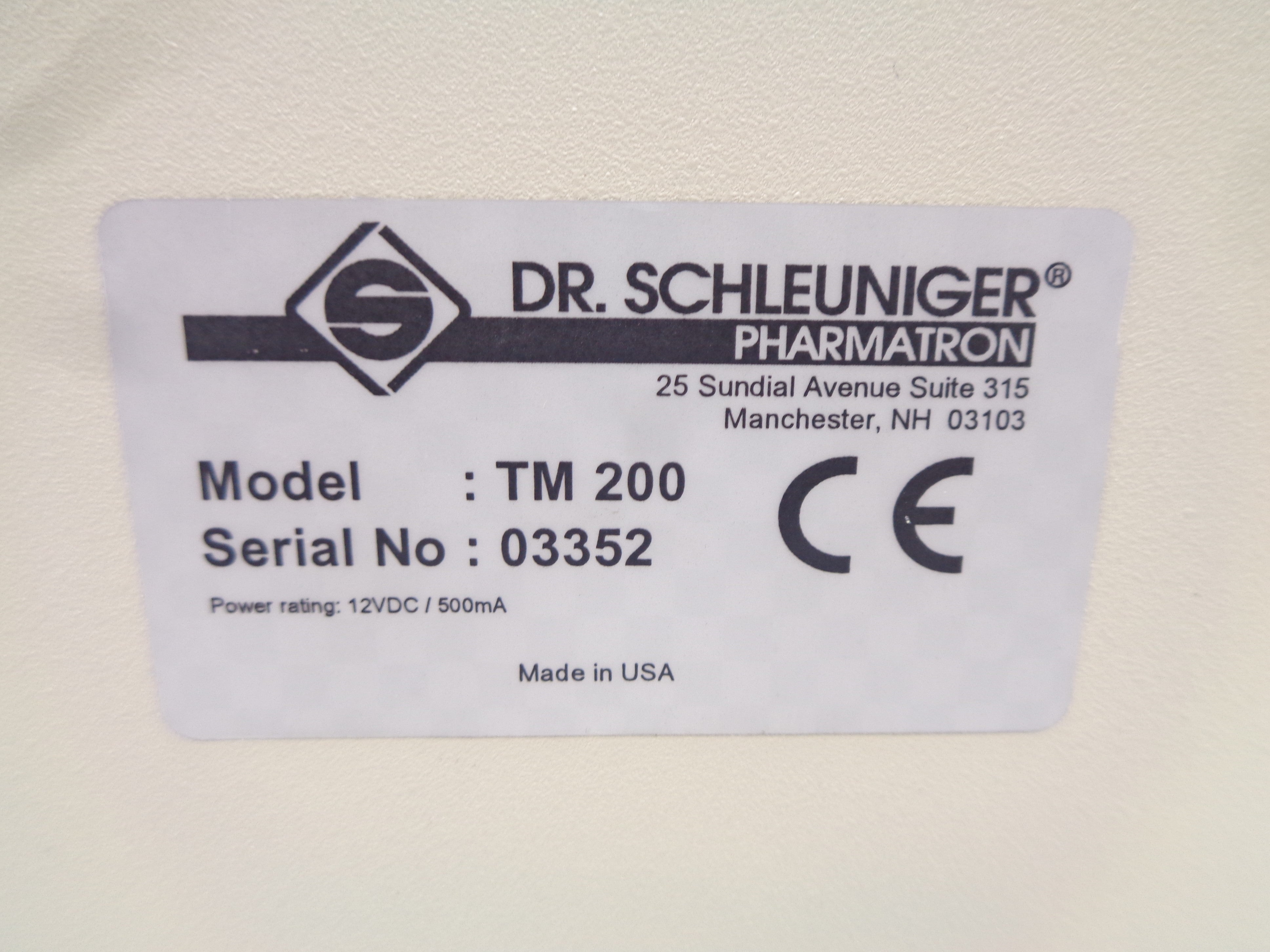 DR. SCHLEUNIGER TM200 UNMP