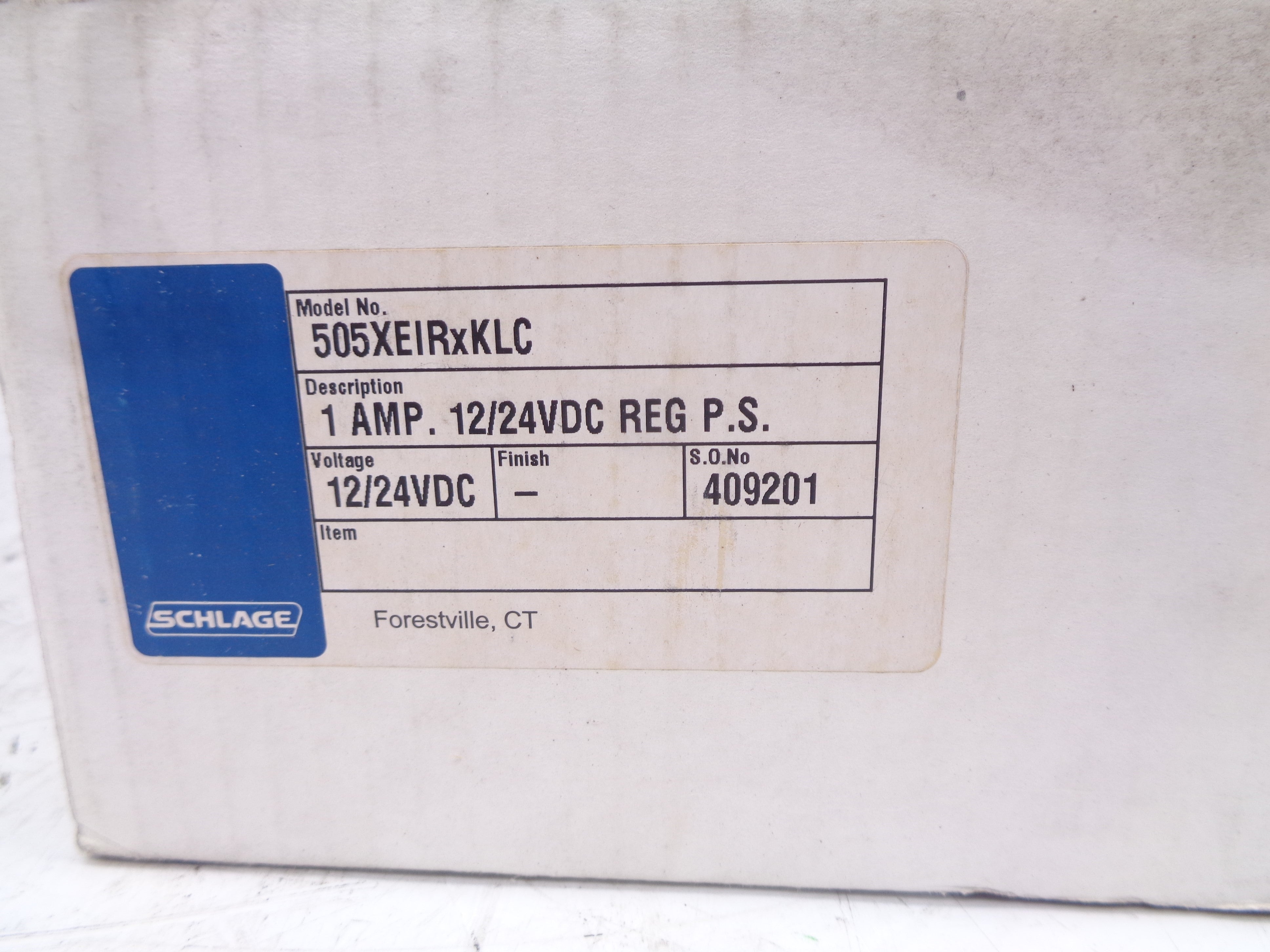 SCHLAGE 505XEIRXKLC NSMP