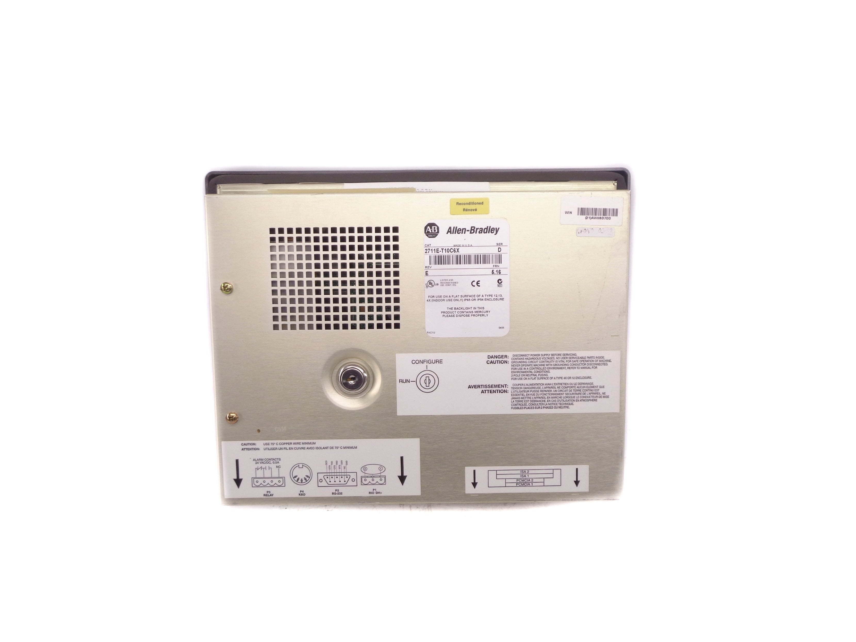 INDUSTRIAL SPARE PART 2711E-T10C6X SER. D F/W 5.16 REMAN