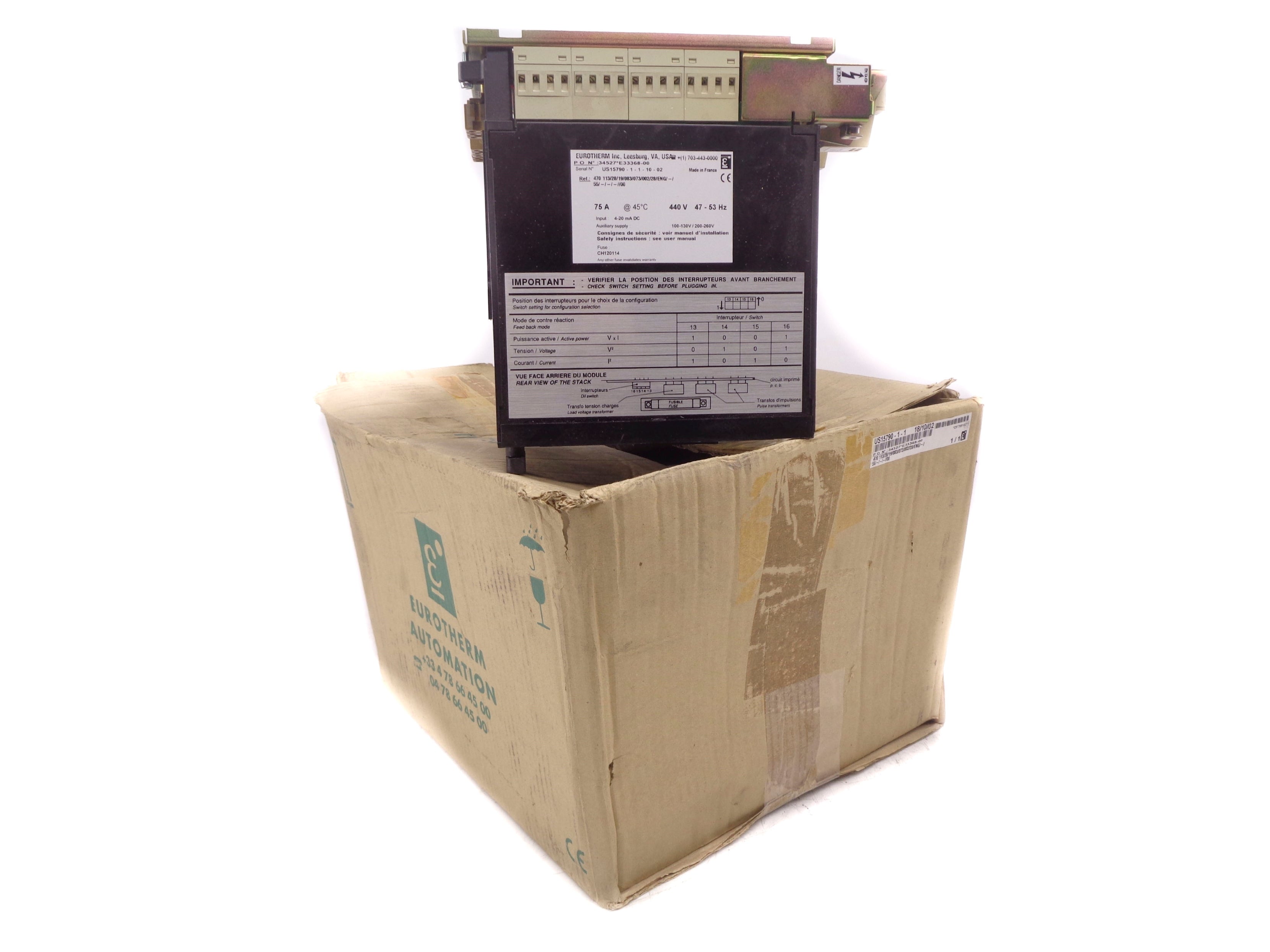 EUROTHERM 470113/28/19/083/073/002/28/ENG/-/55 NSMP