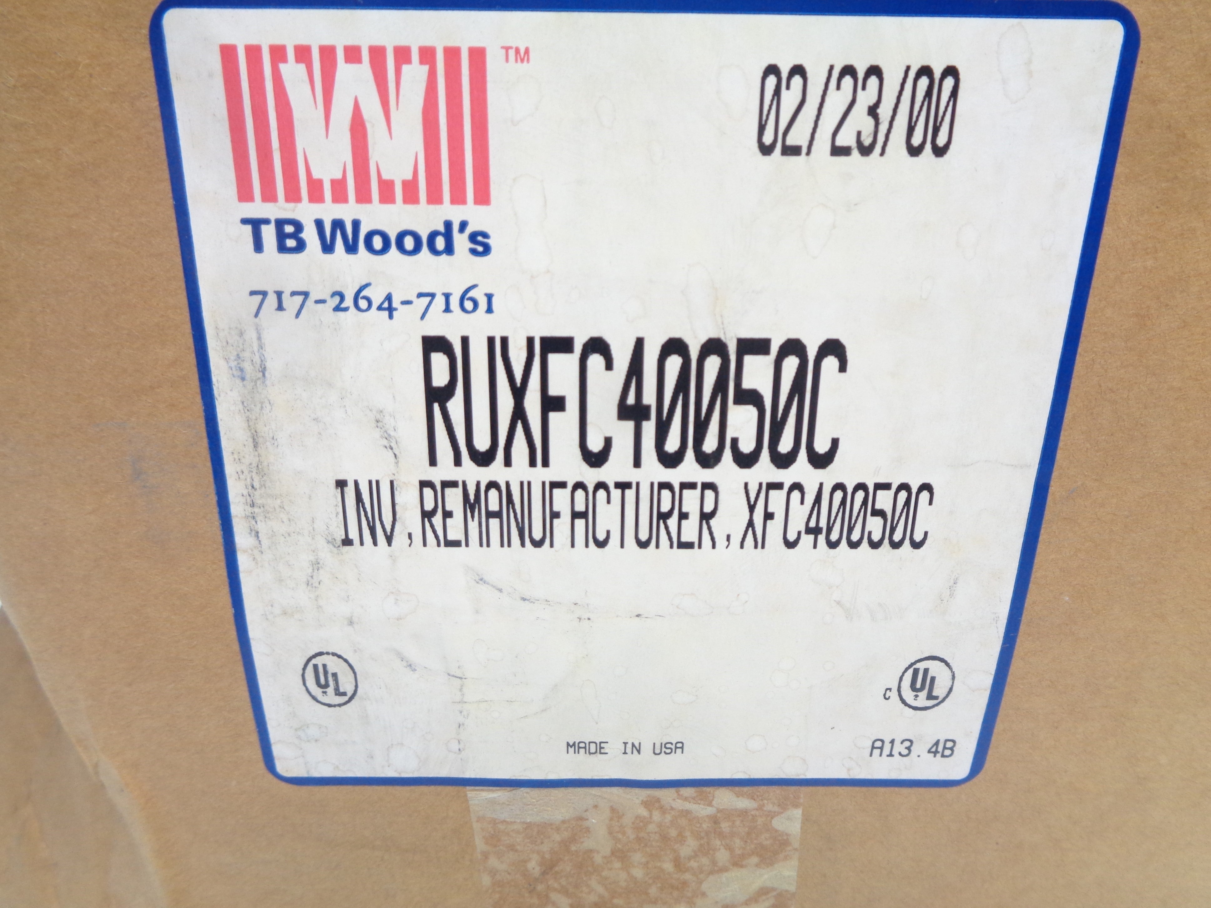 TB WOODS RXFC40050C REMAN