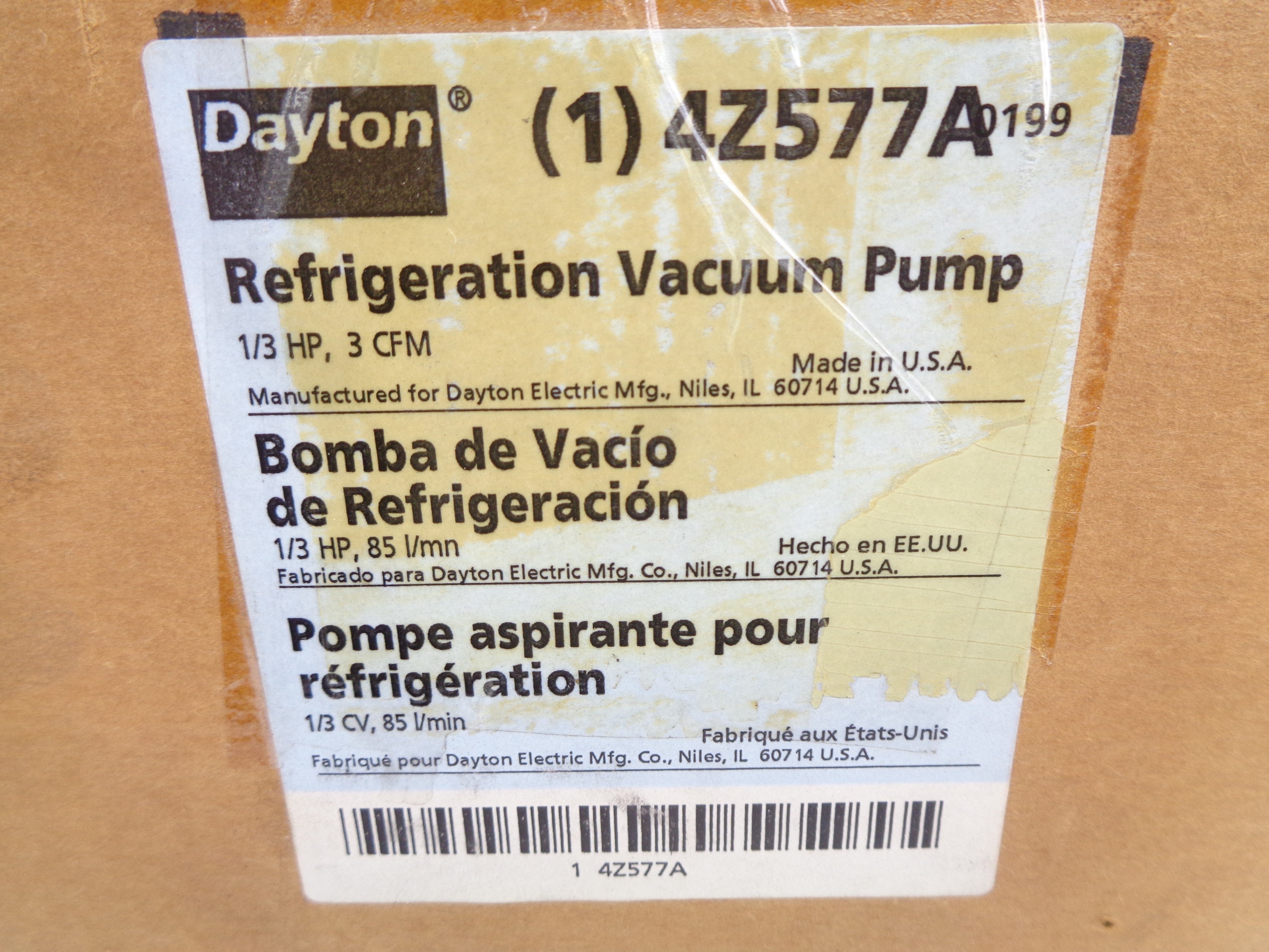 DAYTON 4Z577A NSMP