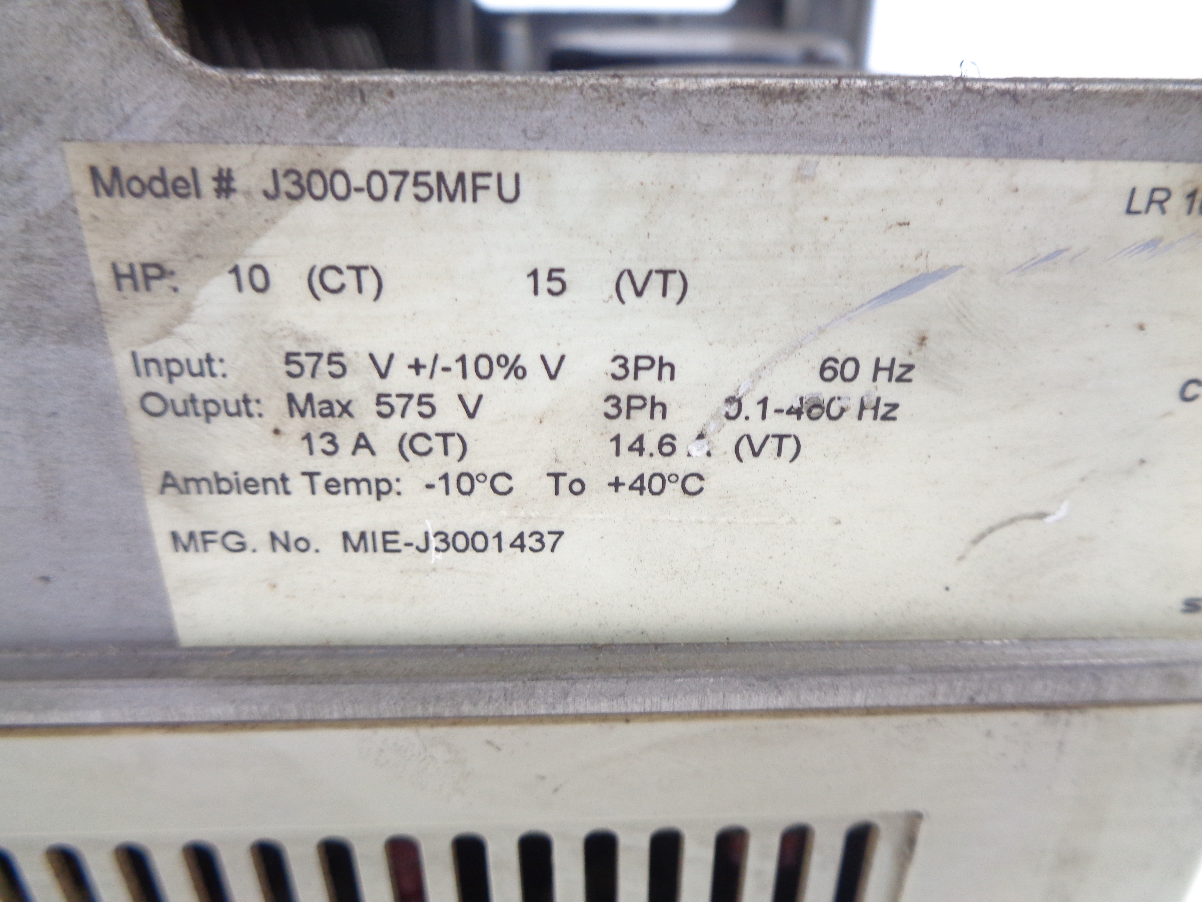HITACHI J300-075MFU UNMP